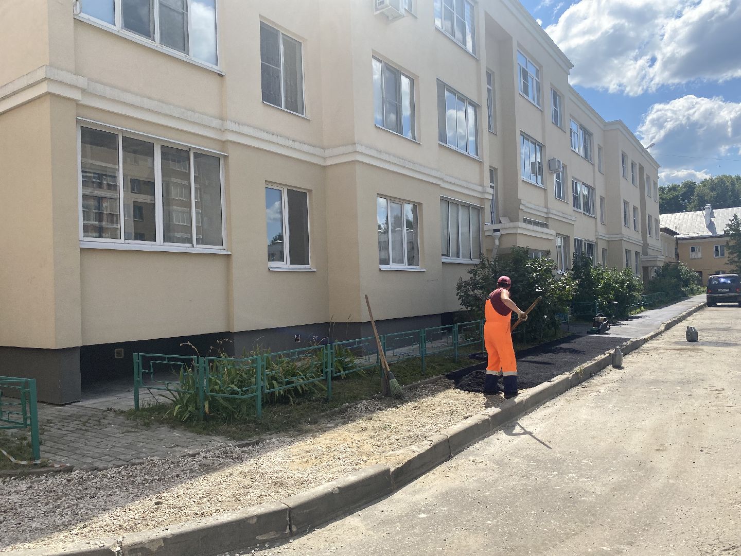 Коломна, жкх и благоустройство, дгх, тротуар,