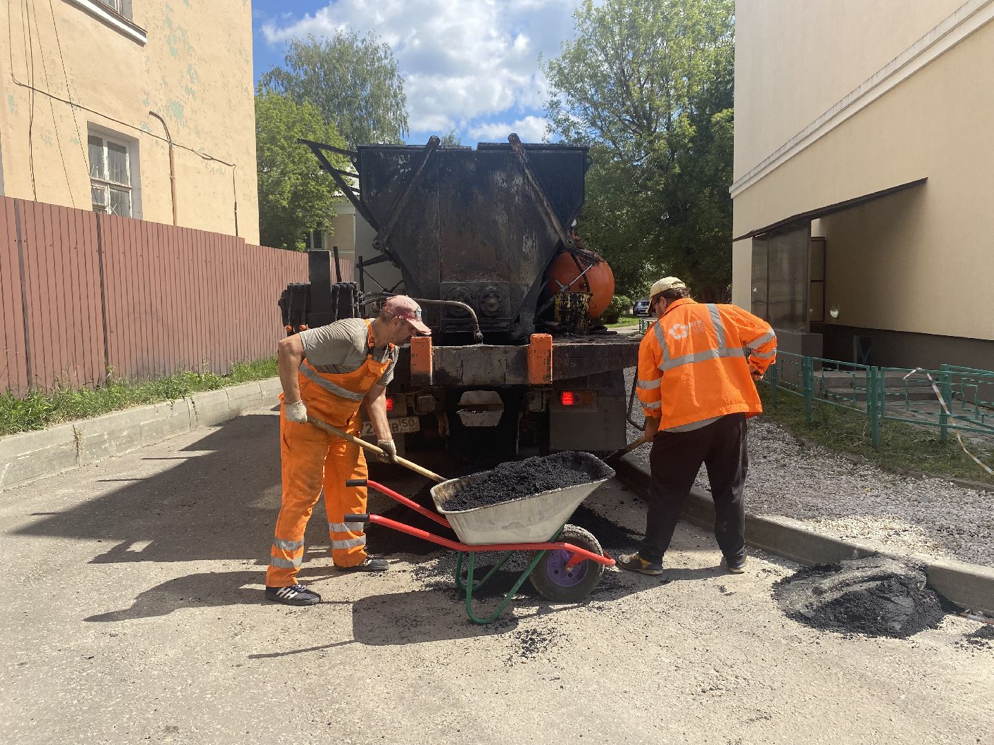 Коломна, жкх и благоустройство, дгх, тротуар,