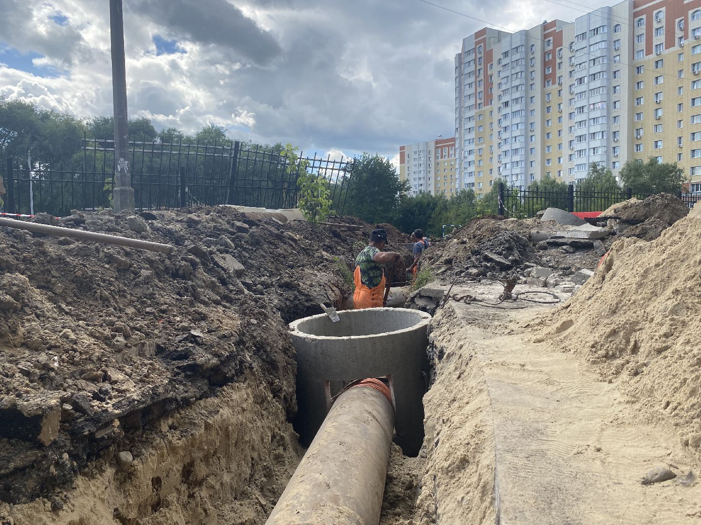 Коломна, Дороги, ливневка,