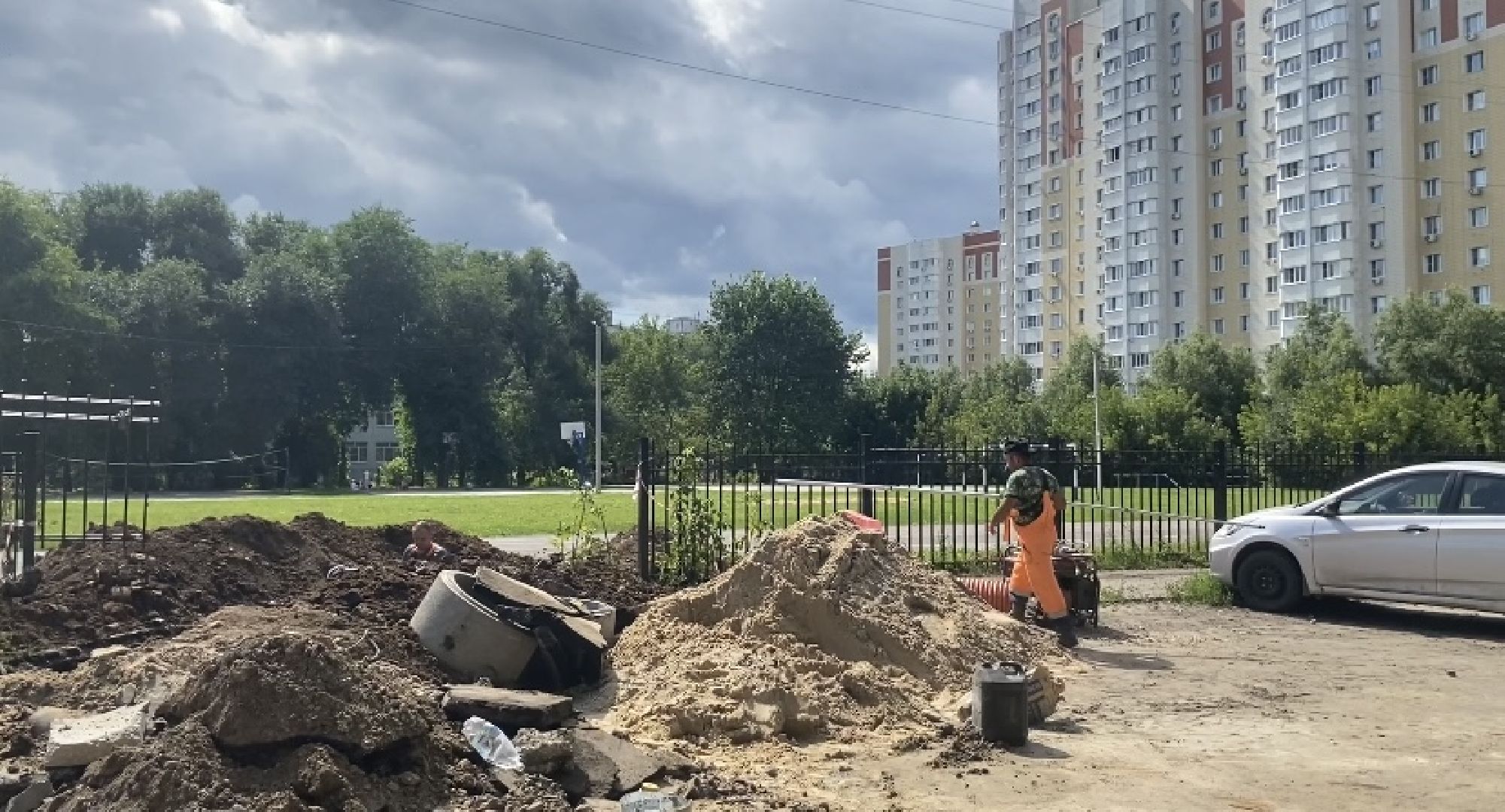 Коломна, Дороги, ливневка,