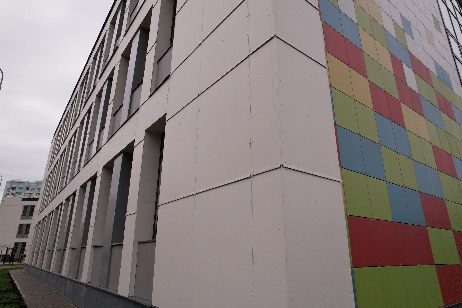 видео с коптера, красногорск, строительство, образование,