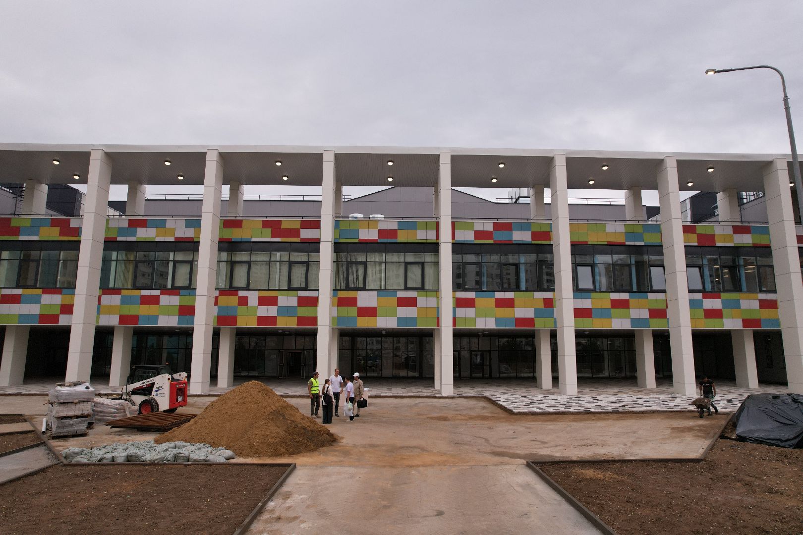 видео с коптера, красногорск, строительство, образование,