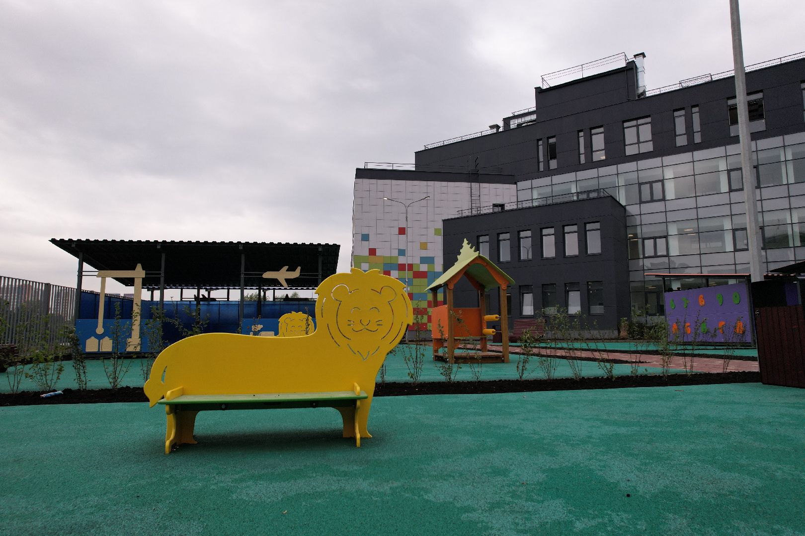 видео с коптера, красногорск, строительство, образование,