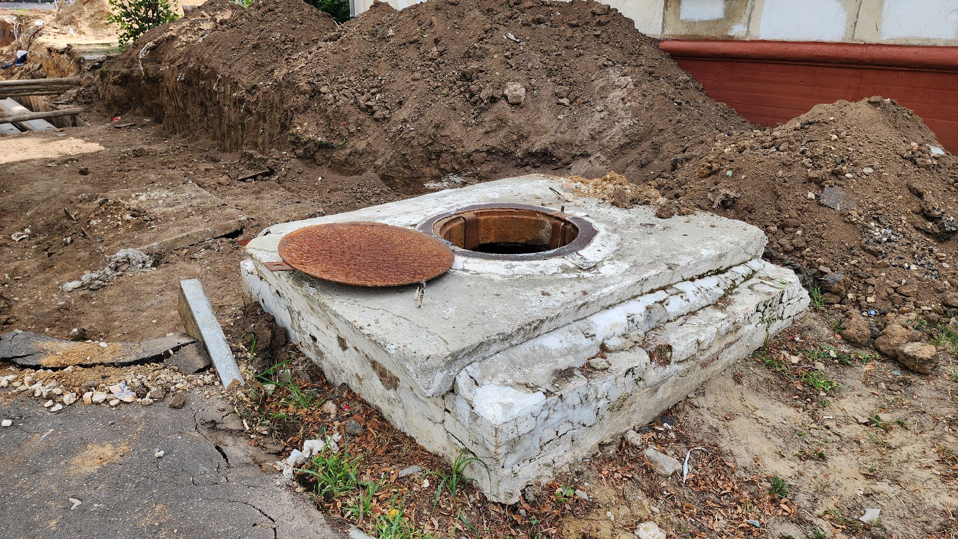 кашира, улица энергетиков, утечка, трубопровод, ГВС, аварийные работы, муп теплосеть,