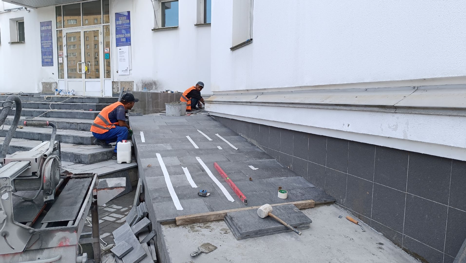 строительство, доступная среда, лобня, пандус,