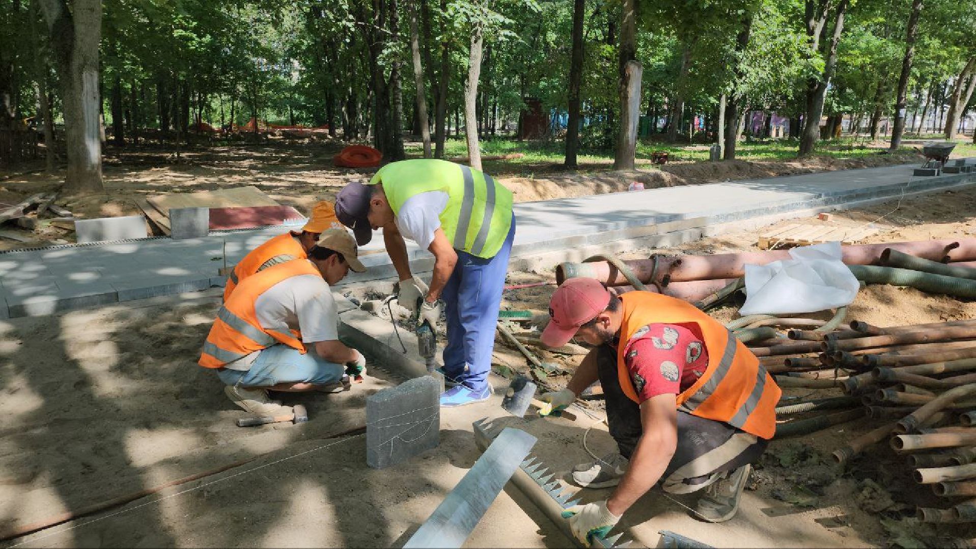 люберцы, глава городского округа люберцы владимир волков, наташинский парк, благоустройство,
