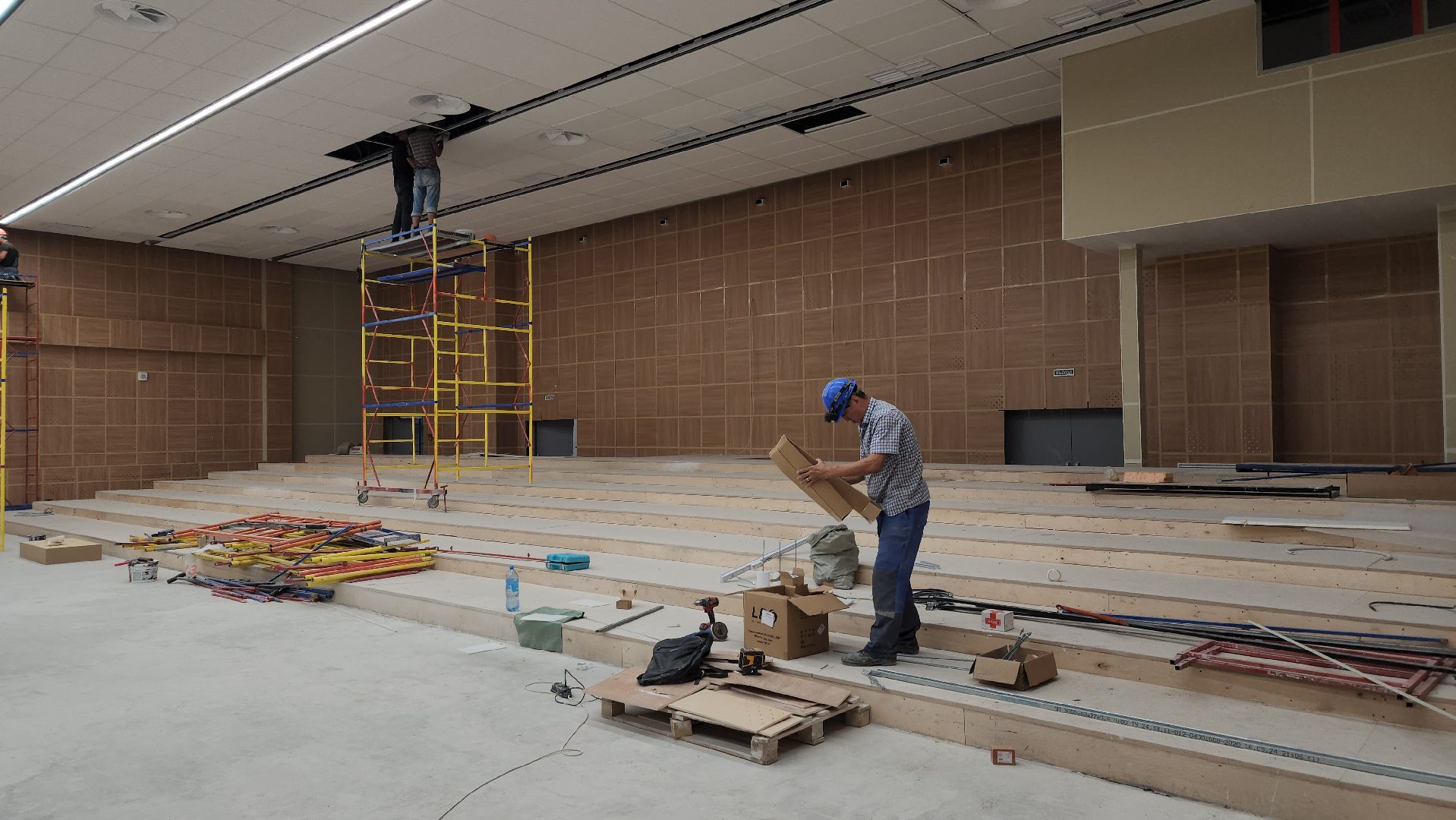 пусконаладочные работы, строительство школы,