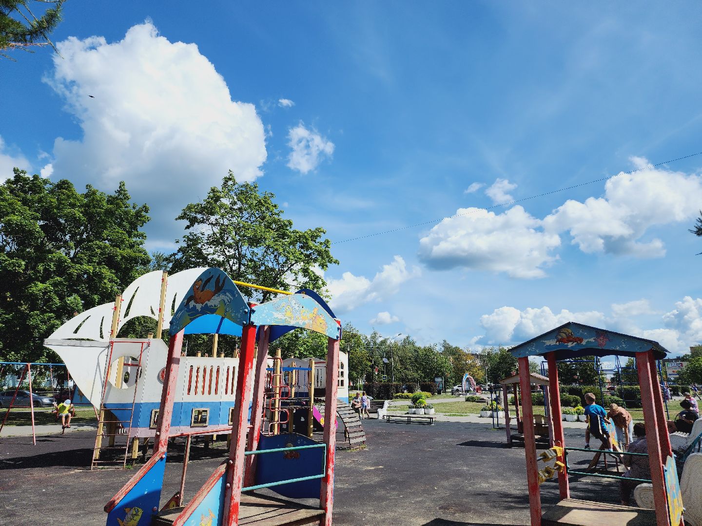 Егорьевск, Подмосковье, Московская область, Благоустройство, Сквер 60-летия Победы,