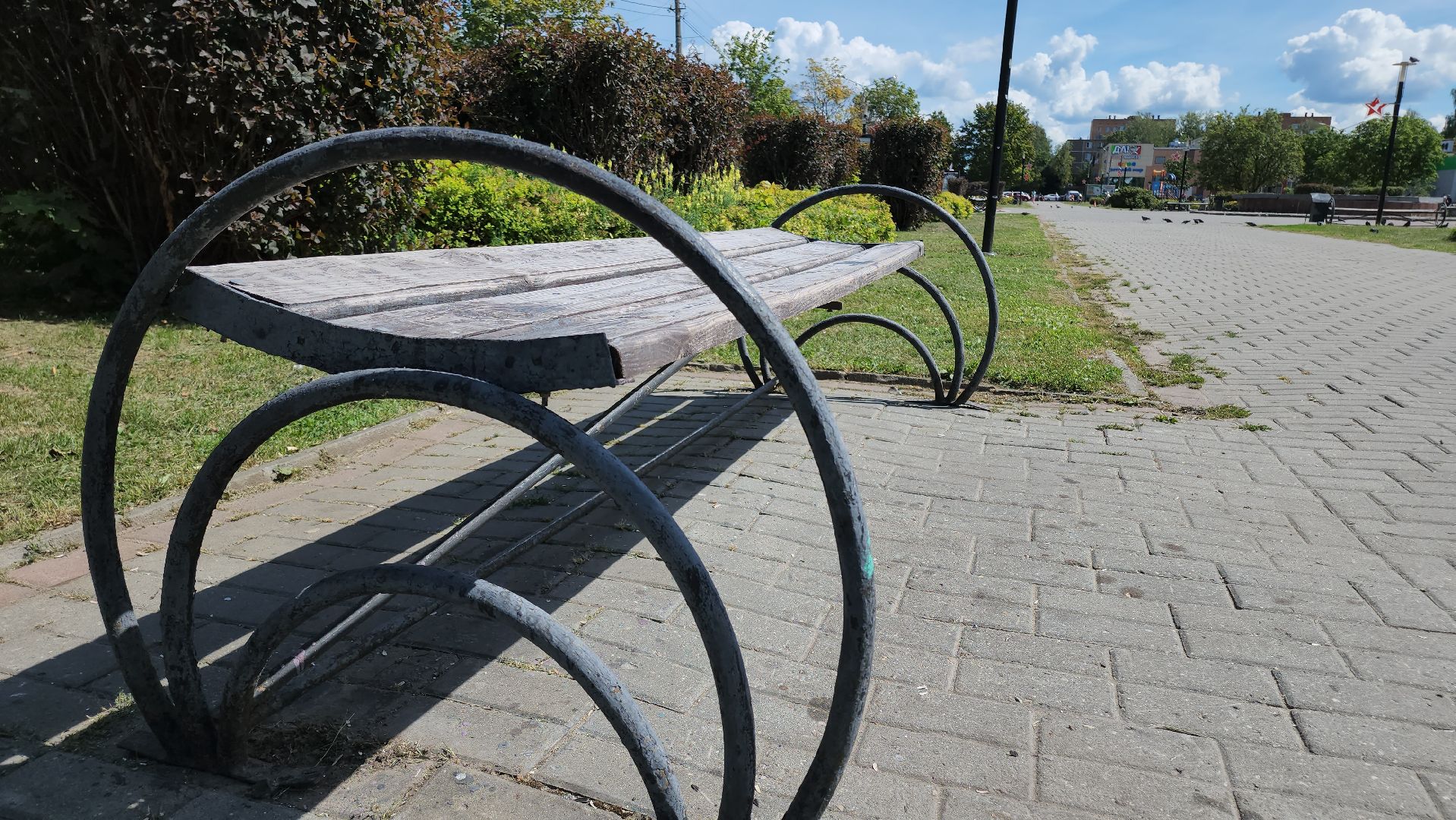 Егорьевск, Подмосковье, Московская область, Благоустройство, Сквер 60-летия Победы,