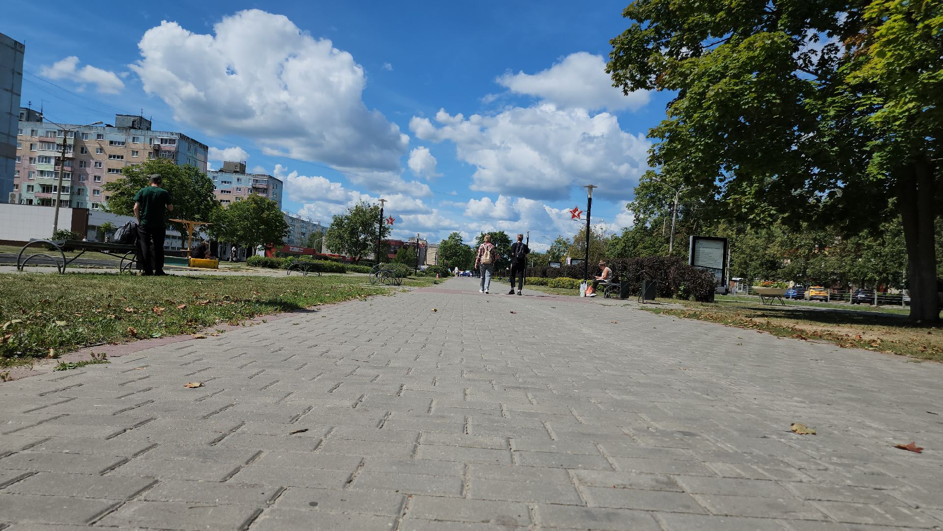Егорьевск, Подмосковье, Московская область, Благоустройство, Сквер 60-летия Победы,