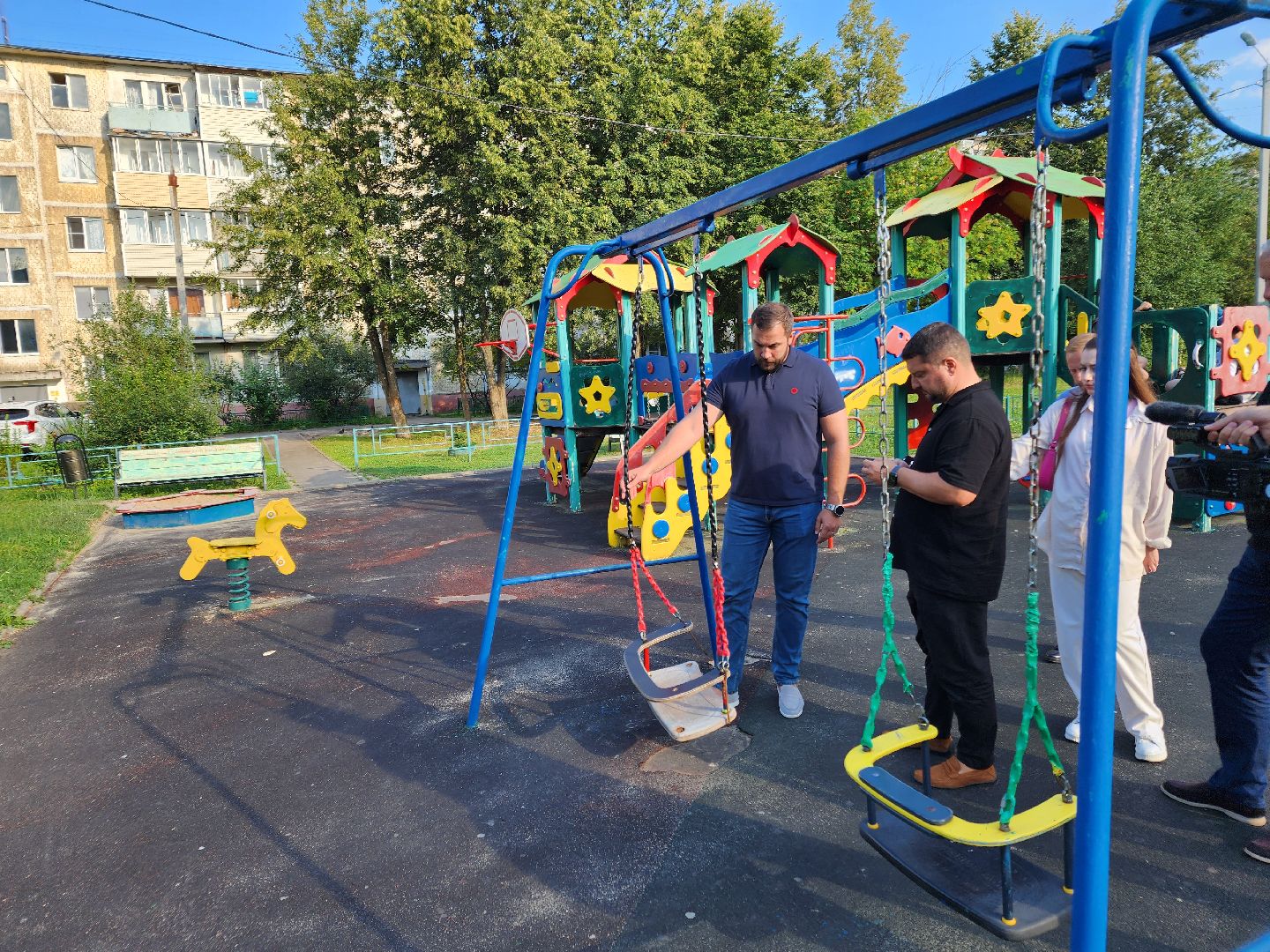 Чехов, микрорайон Венюково, улица Гагарина, содержание территорий, проверка, контроль, глава округа Михаил Собакин,