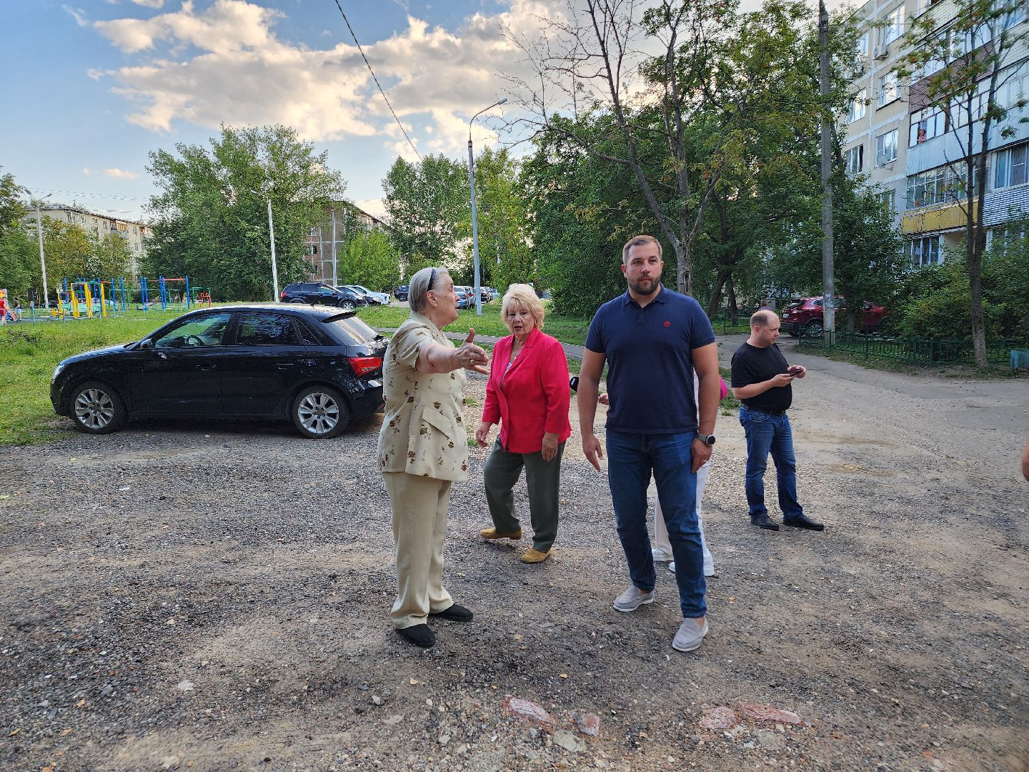 Чехов, микрорайон Венюково, улица Гагарина, содержание территорий, проверка, контроль, глава округа Михаил Собакин,