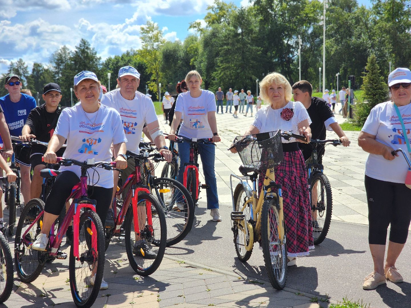 воскресенск, активное долголетие, спорт, велопробег,