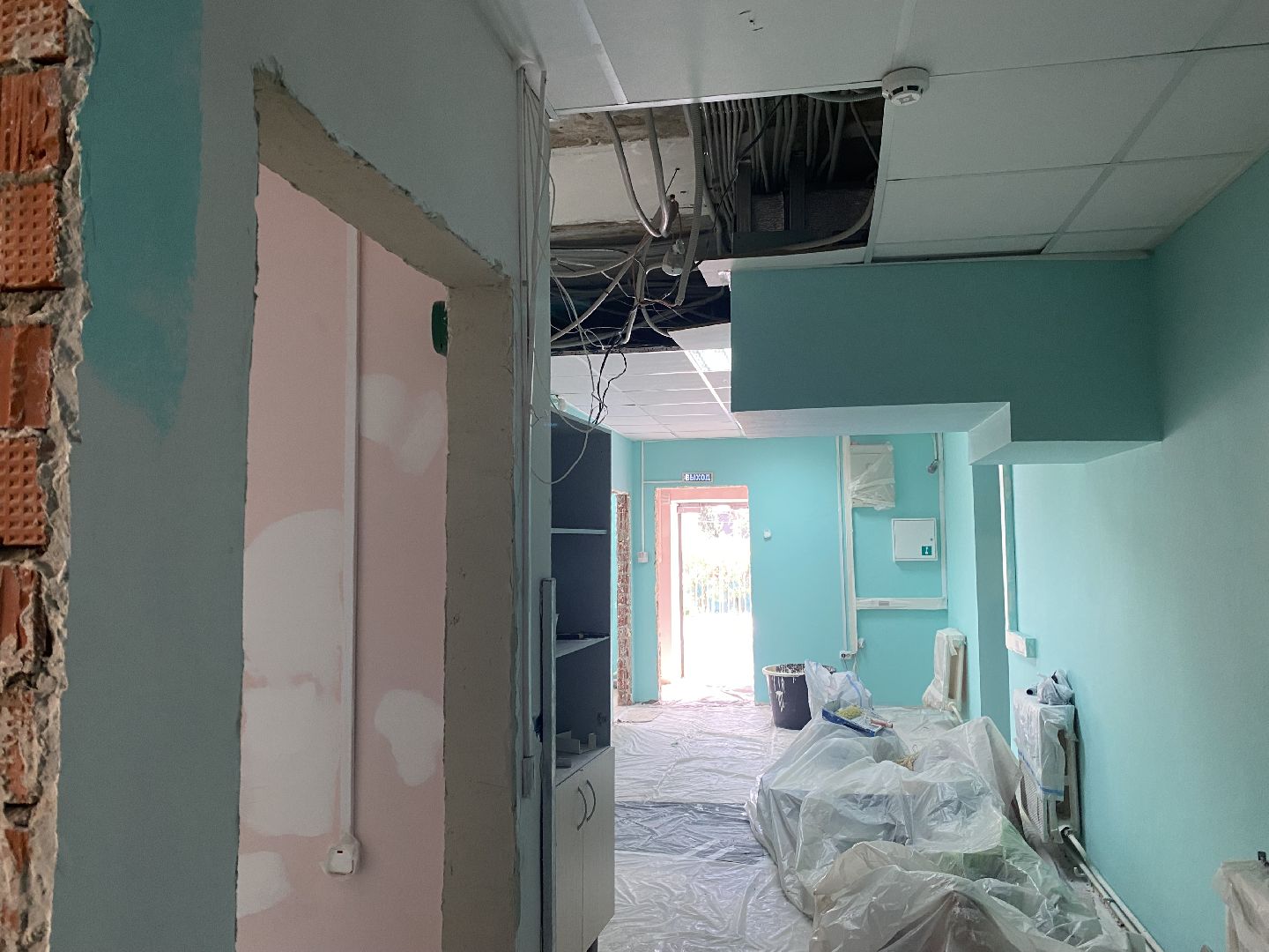 Домодедово, Подмосковье, Ремонт поликлиники, медицина, медицина подмосковья,