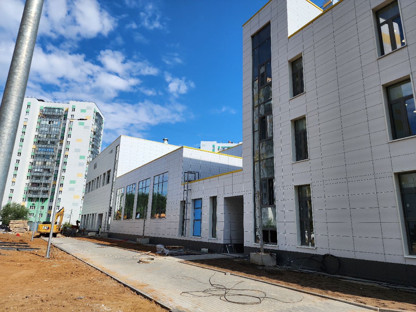 строительство школы, мытищи,