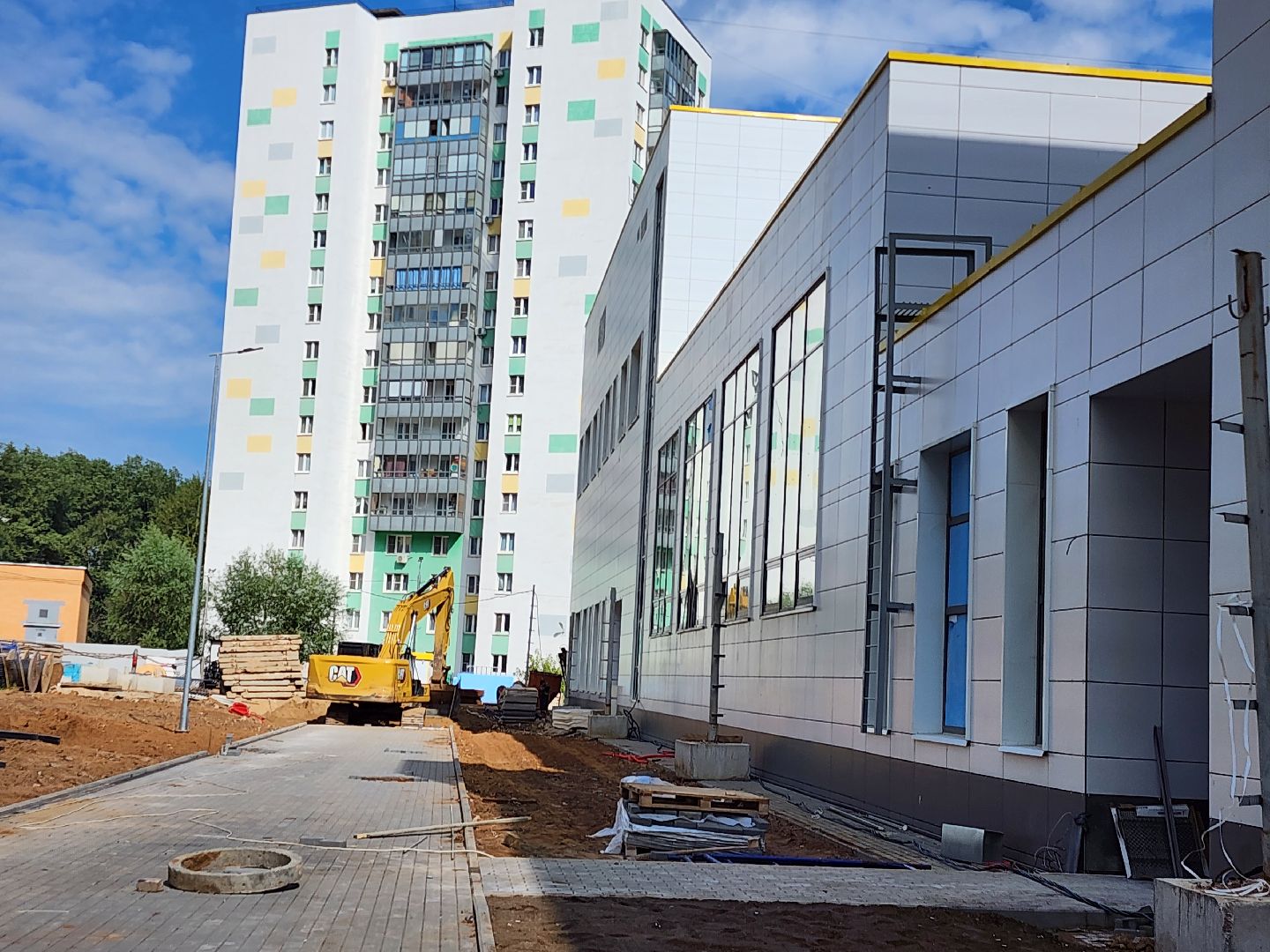 строительство школы, мытищи,