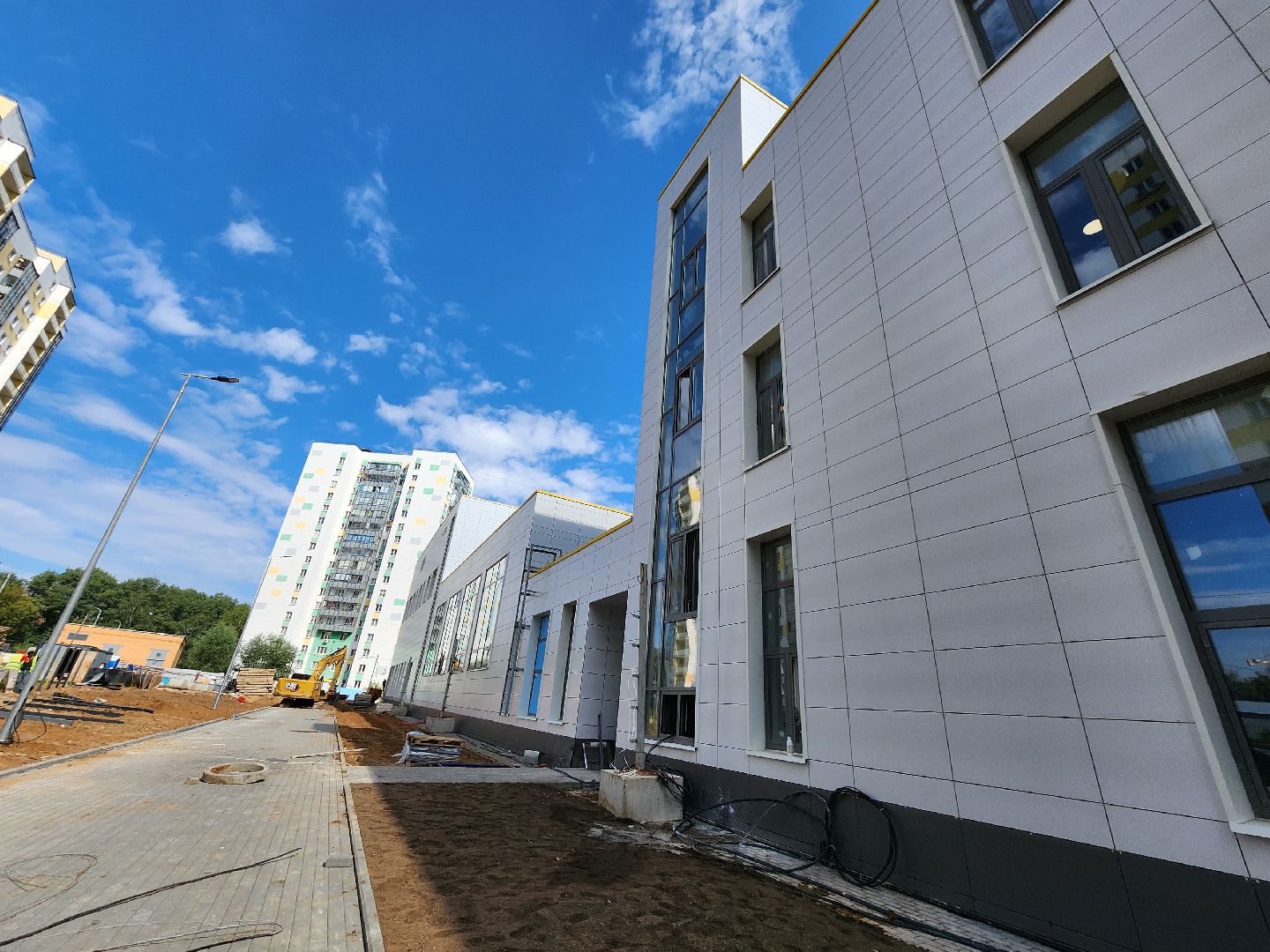 строительство школы, мытищи,