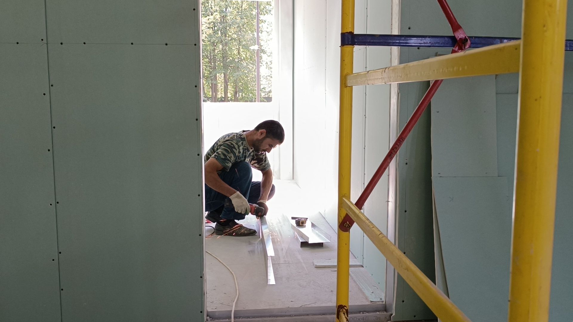 парк, лобня, строительство,