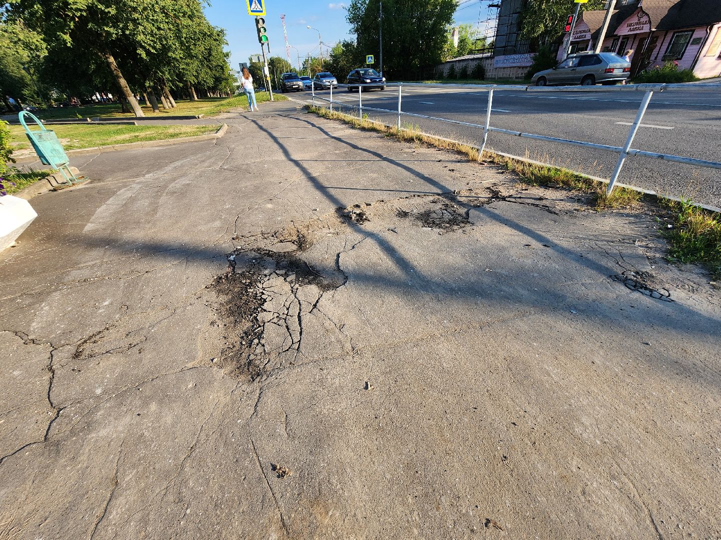 Чехов, микрорайон Венюково, выездная администрация, встреча с жителями, обращения граждан, ремонт тротуара, асфальтирование подходов, социальные объекты, Мосавтодор,