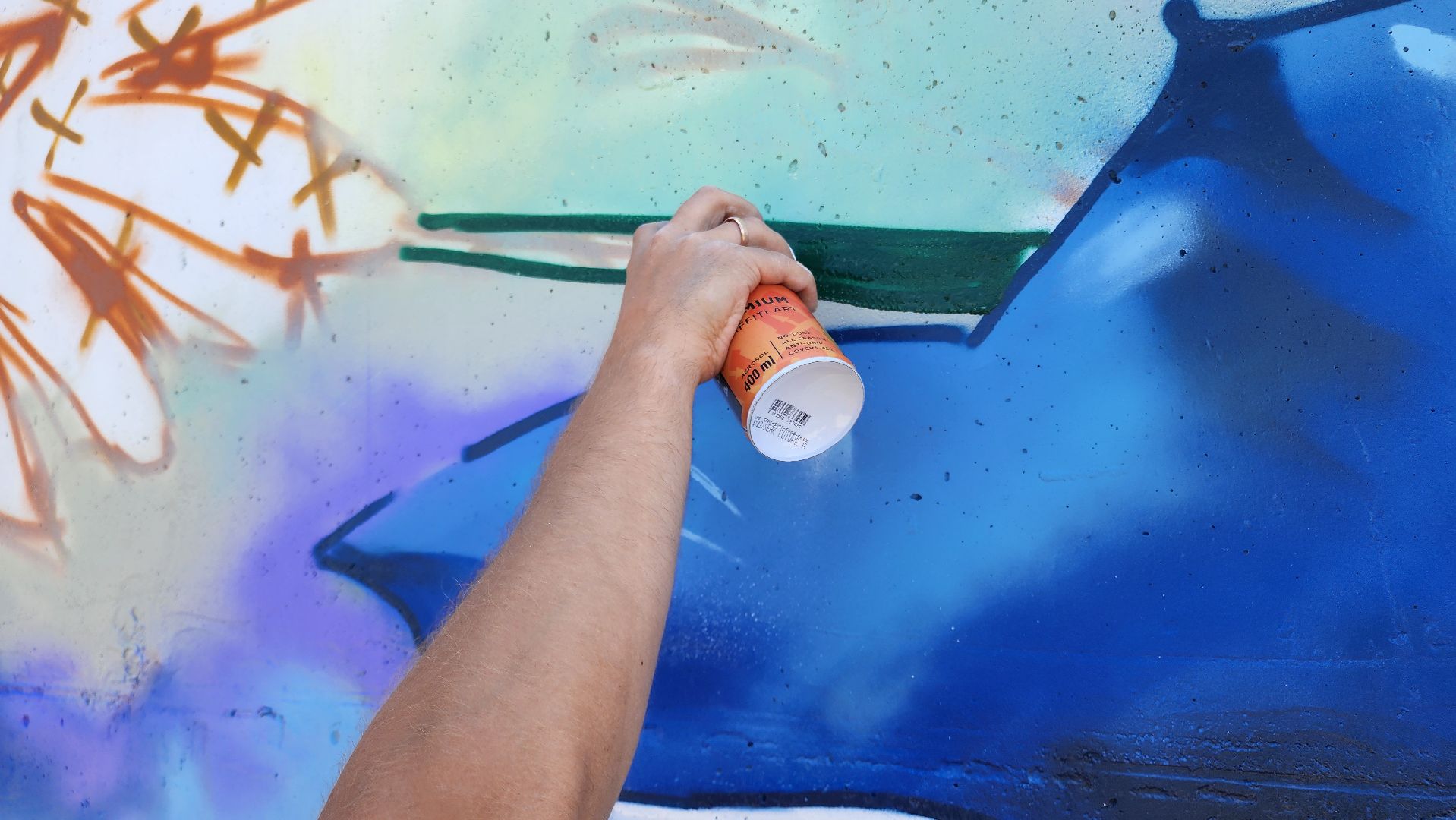 кашира, граффити, стрит-арт, художник, набережная оки, день города, цветы, благоустройство,