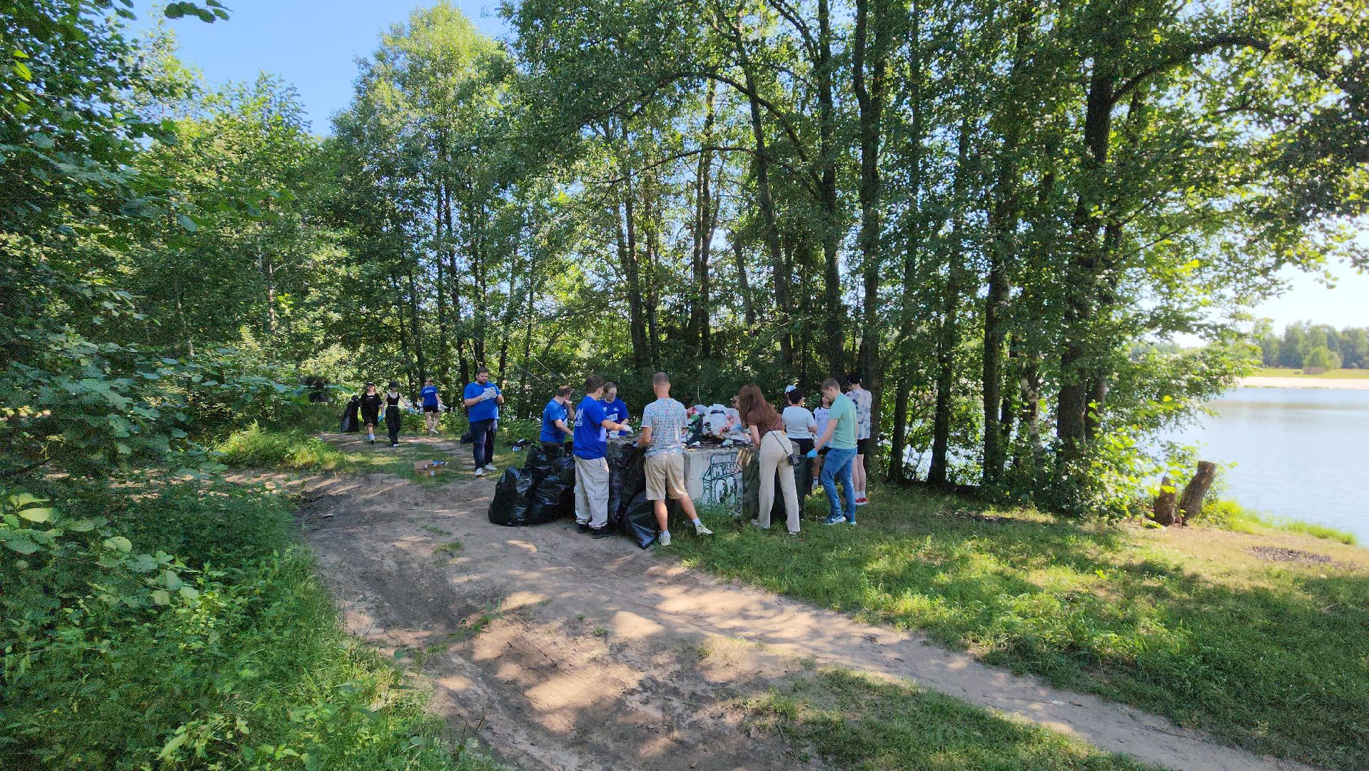 егорьевск, люблевка, любляна, зона отдыха, субботник, акция, экология,