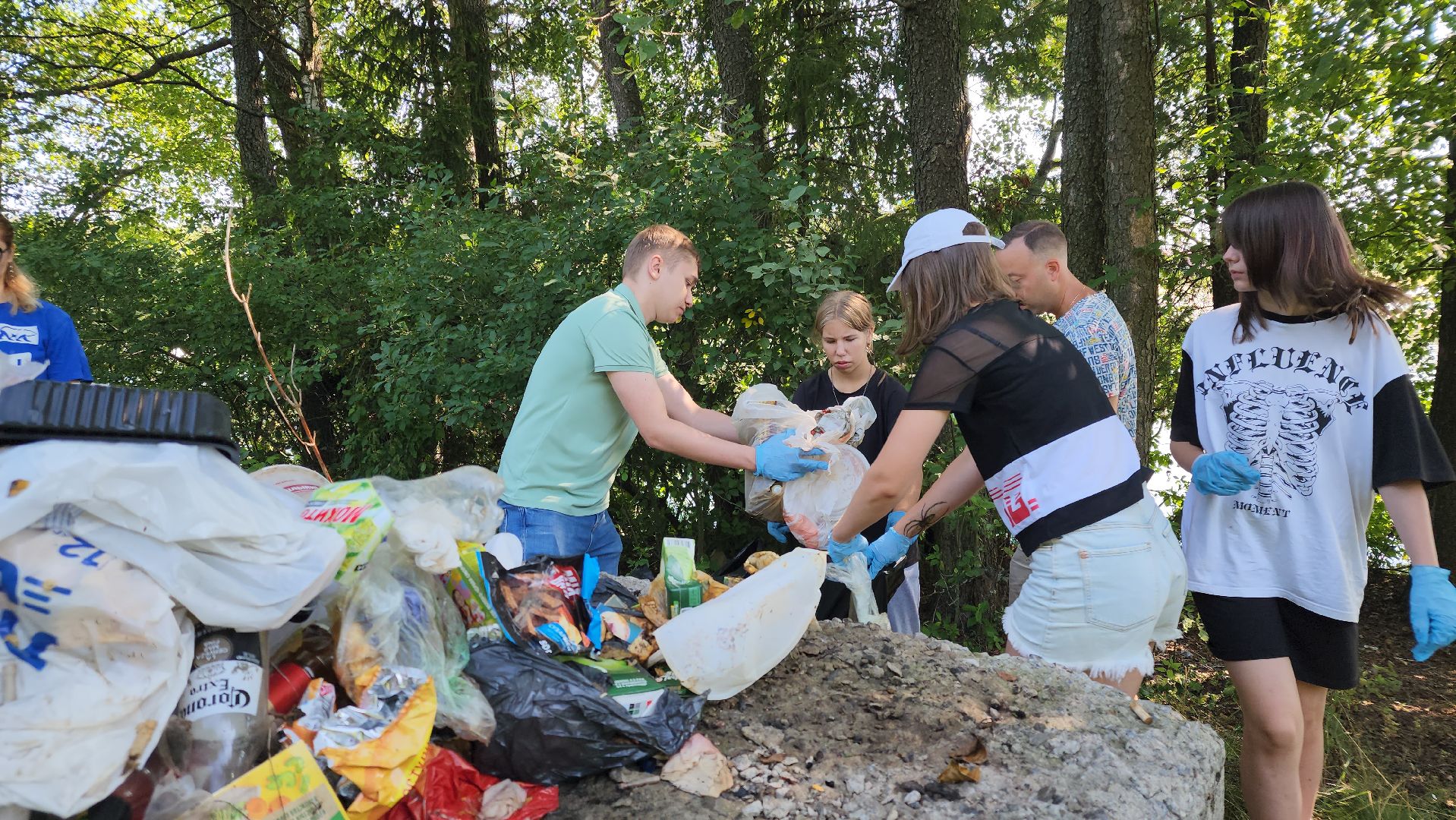 егорьевск, люблевка, любляна, зона отдыха, субботник, акция, экология,