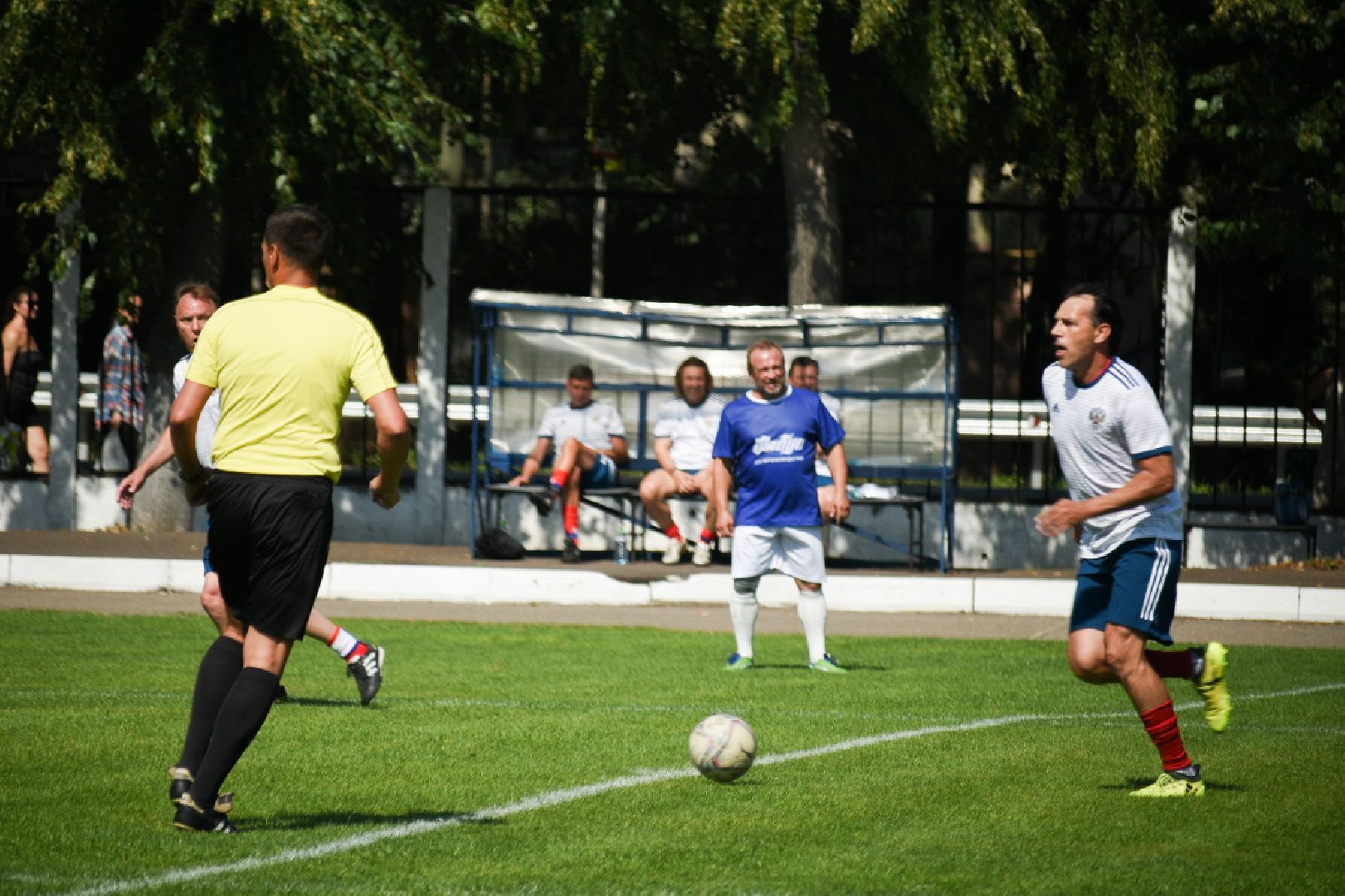 Бронницы, Футбольный клуб Фабус, Юбилейная игра в футбол в Бронницах, Встреча на футбольном поле, Спорт в Бронницах,