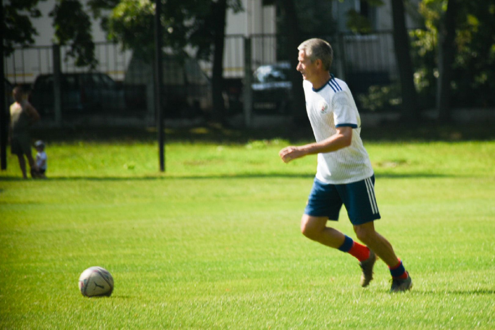 Бронницы, Футбольный клуб Фабус, Юбилейная игра в футбол в Бронницах, Встреча на футбольном поле, Спорт в Бронницах,