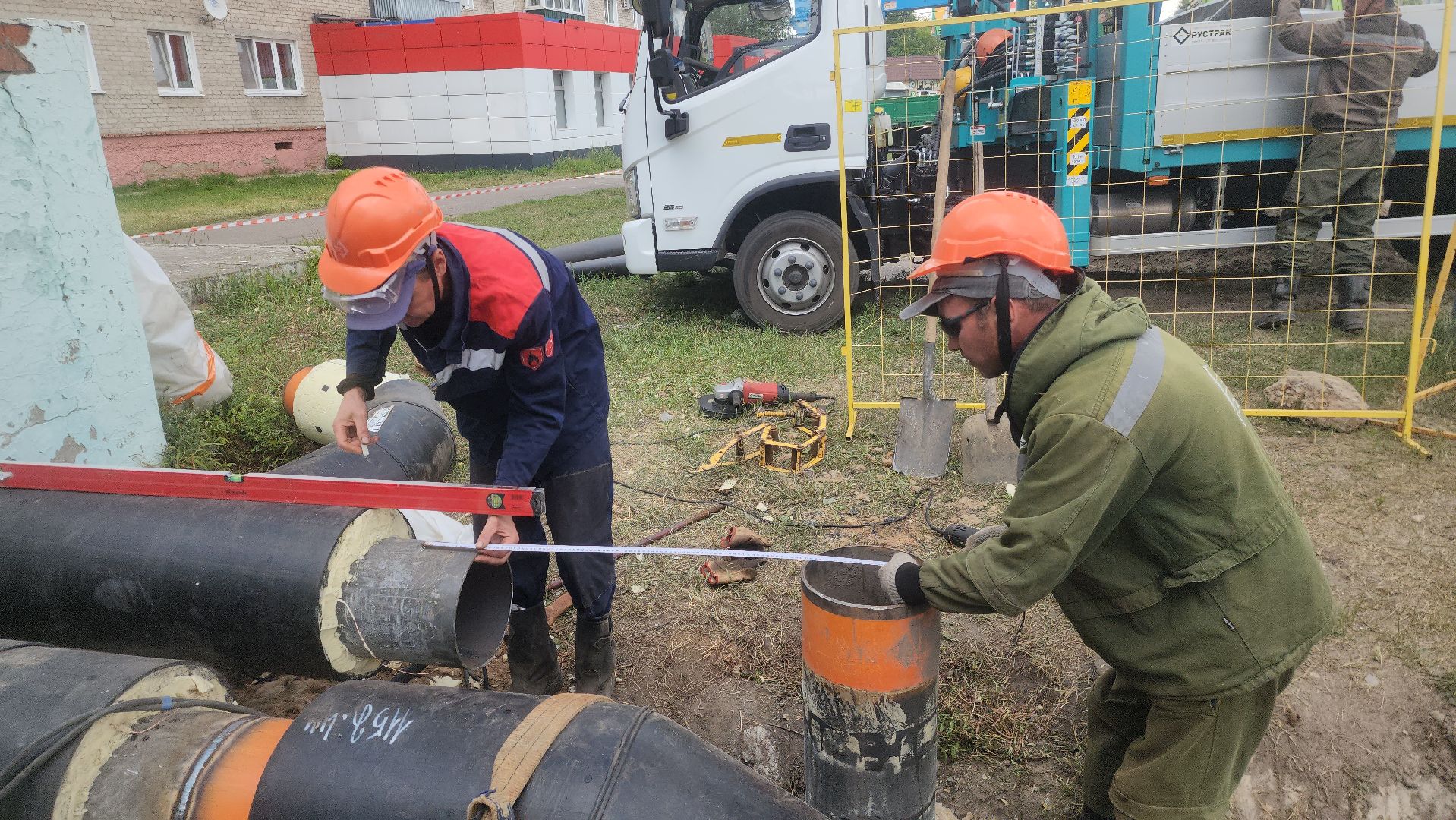 шатура, жкх, жкх и благоустройство, жкх подмосковье, тепловые сети, ремонт тепловых сетей, ремонт распределительного теплового узла,