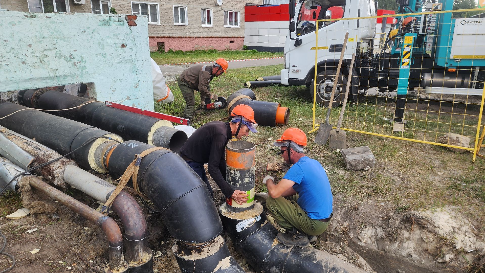 шатура, жкх, жкх и благоустройство, жкх подмосковье, тепловые сети, ремонт тепловых сетей, ремонт распределительного теплового узла,