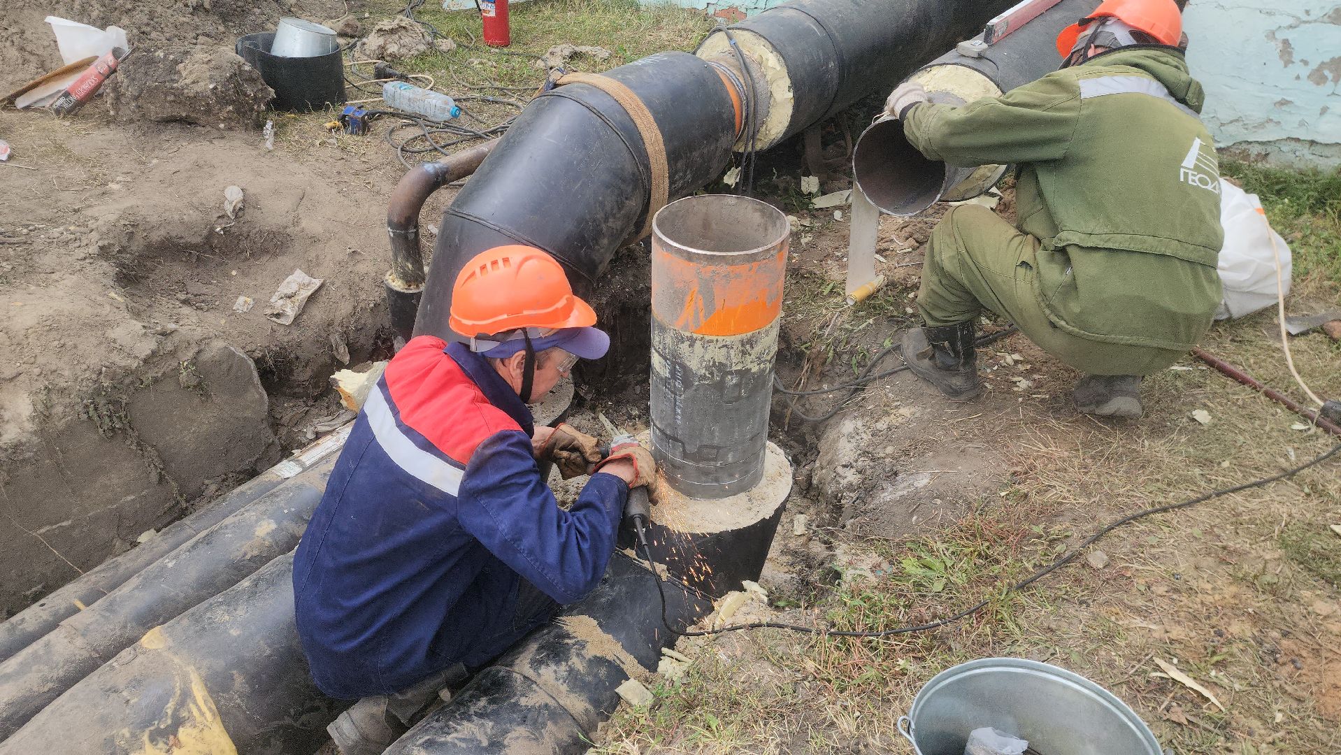 шатура, жкх, жкх и благоустройство, жкх подмосковье, тепловые сети, ремонт тепловых сетей, ремонт распределительного теплового узла,