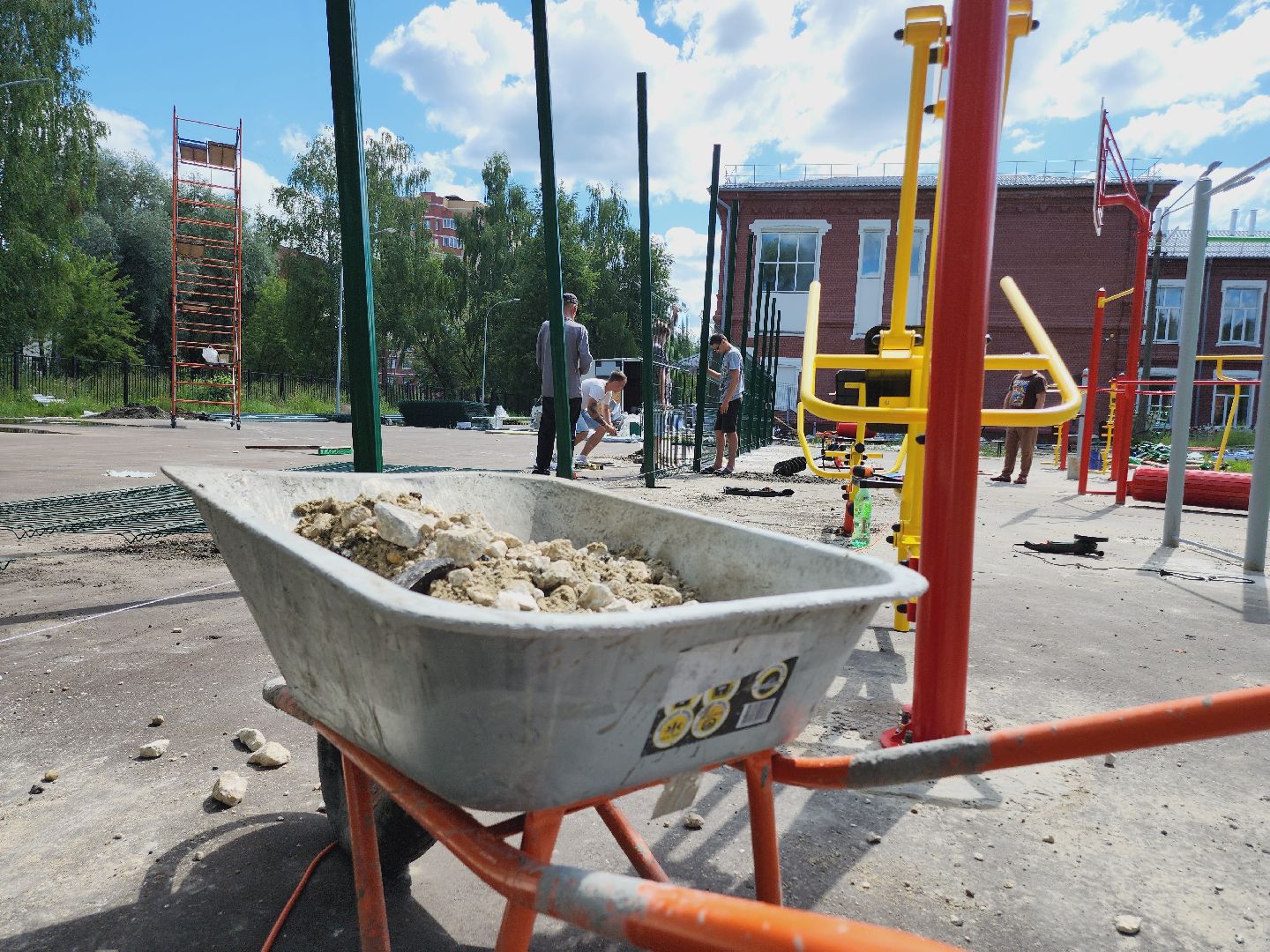 Егорьевск, 2 школа, Подмосковье, Московская область, благоустройство,