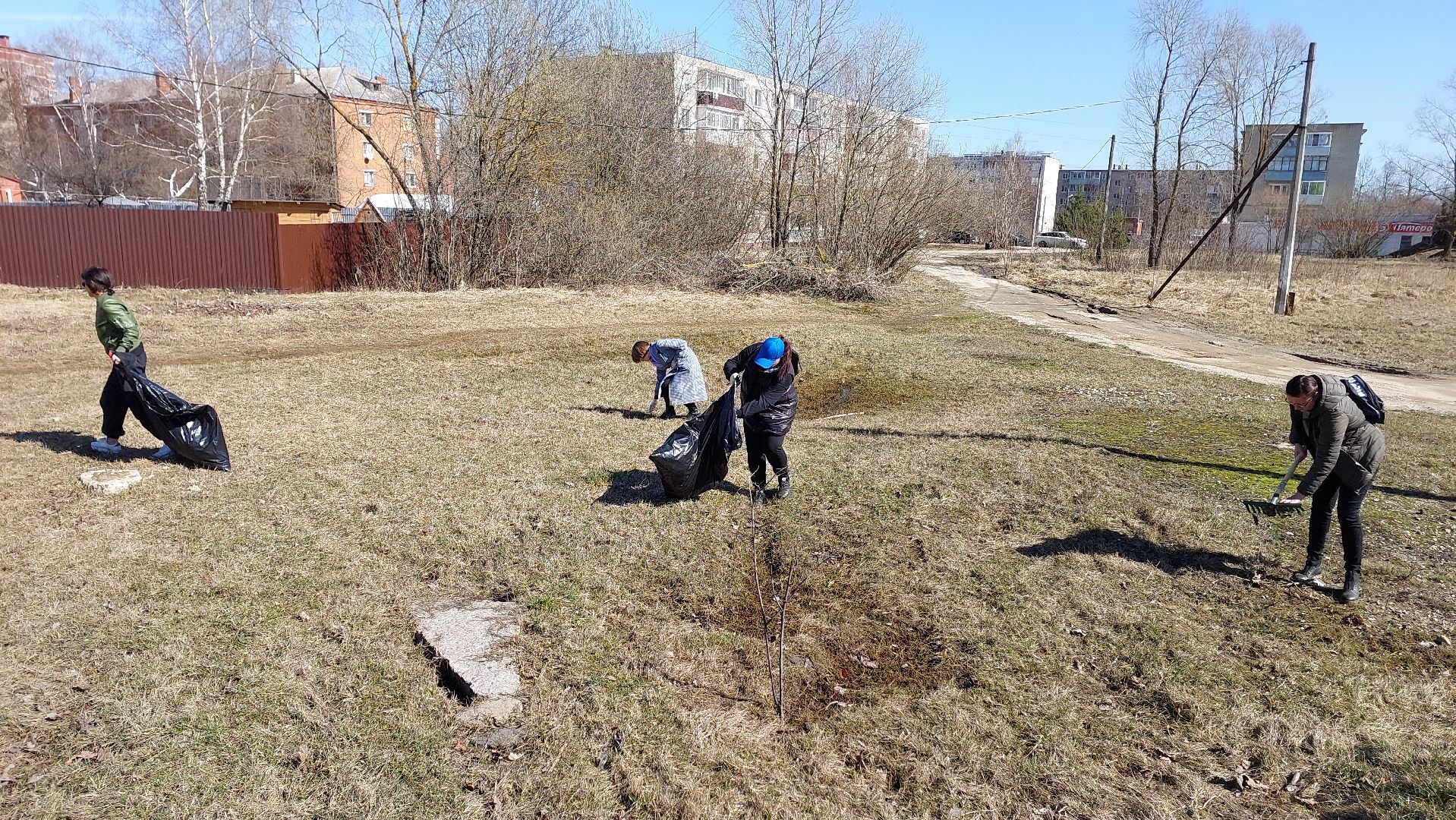 Серпухов, субботник, журналисты, Подмосковье, благоустройство