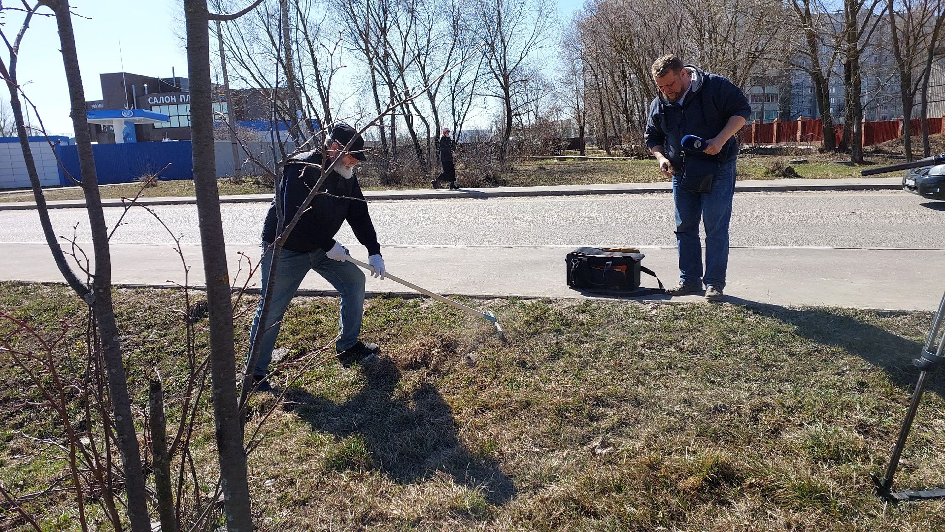 Серпухов, субботник, журналисты, Подмосковье, благоустройство