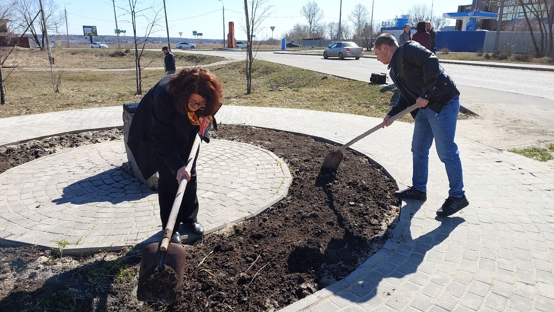 Серпухов, субботник, журналисты, Подмосковье, благоустройство