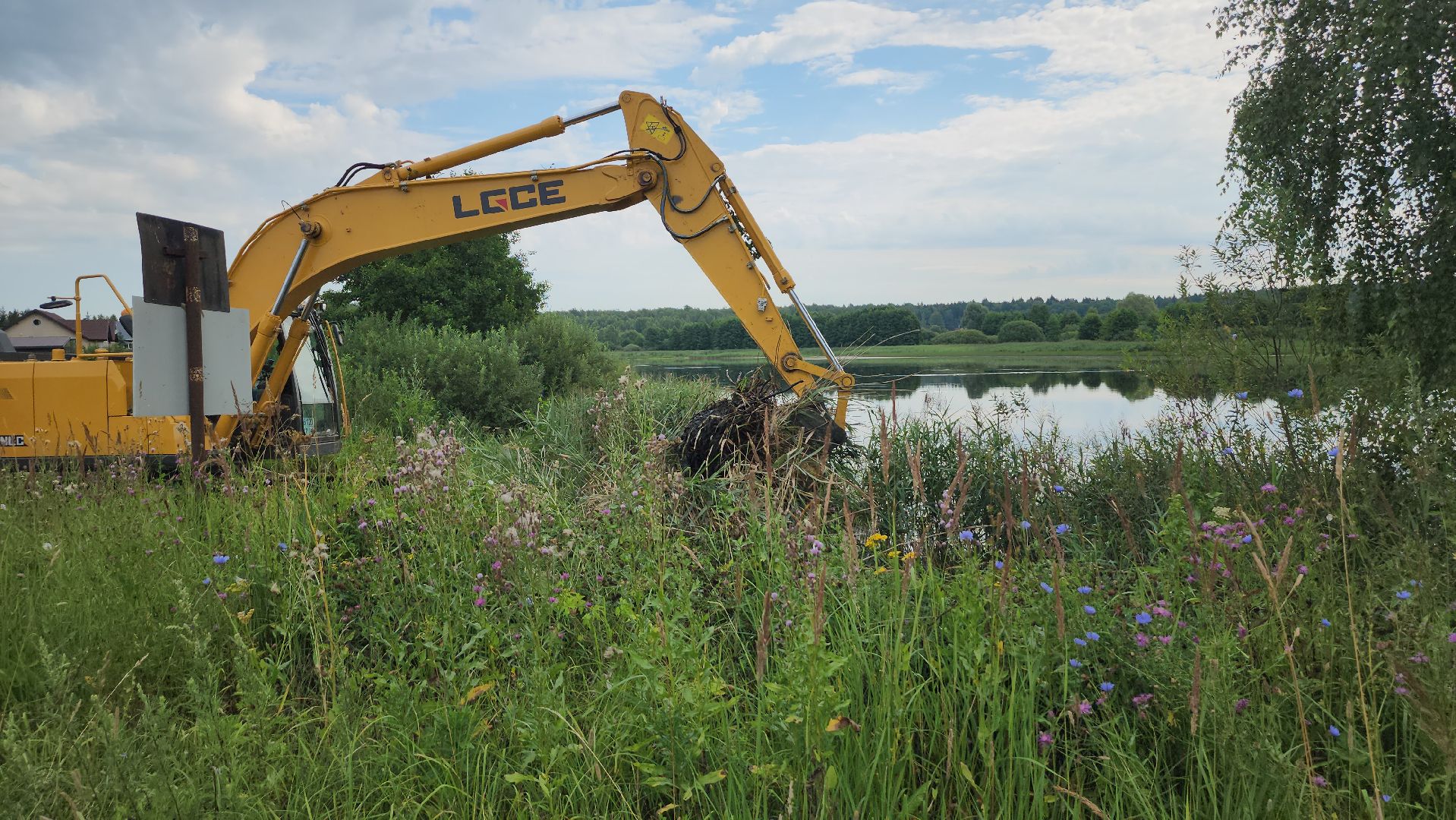 серпухов, деревня калугино, пруд, чистка водоема, экология,