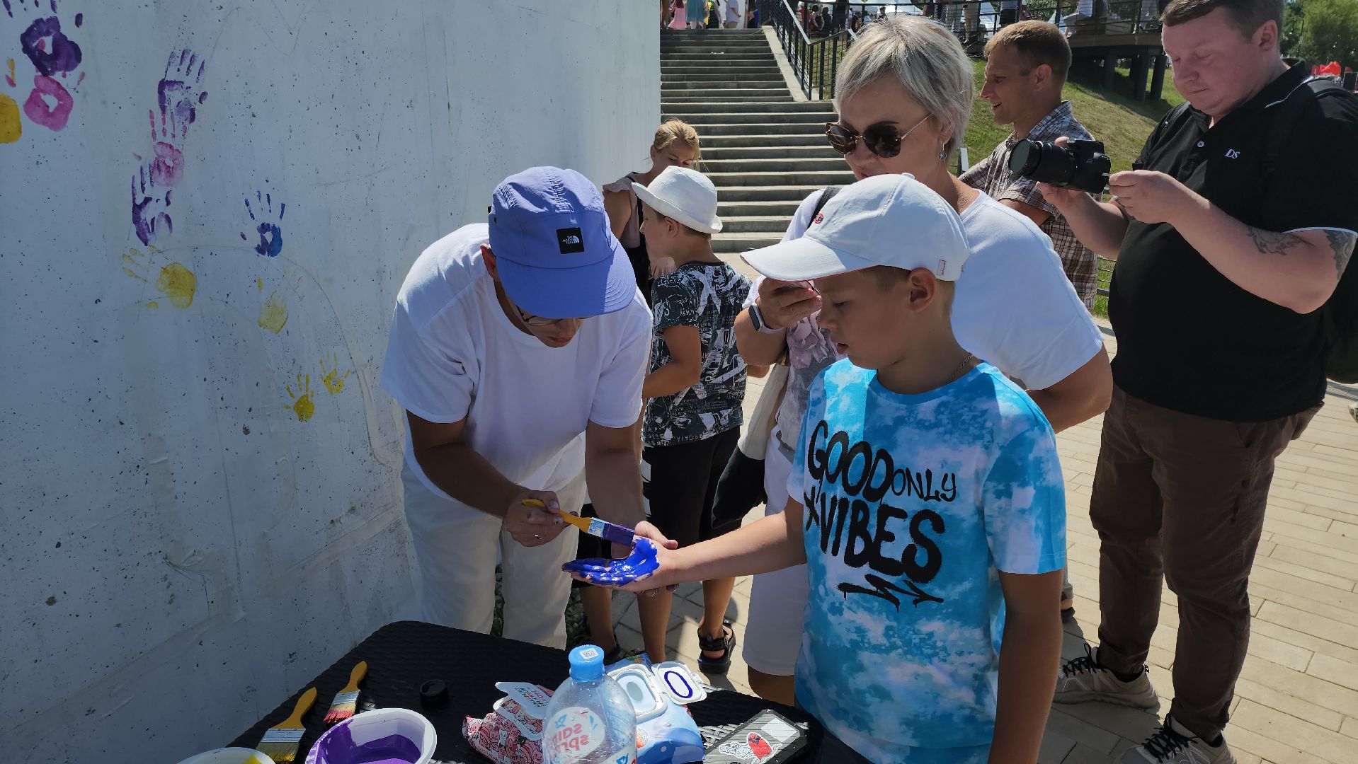 кашира, набережная оки, день города, граффити, акриловая краска, лак,