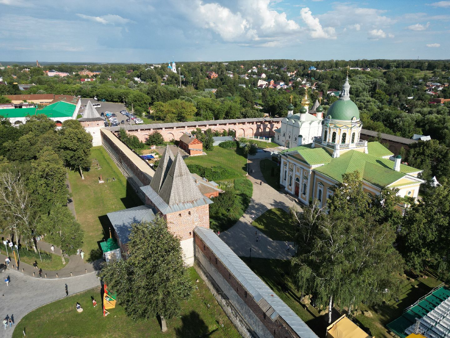 видео с коптера, зарайск, фестиваль,
