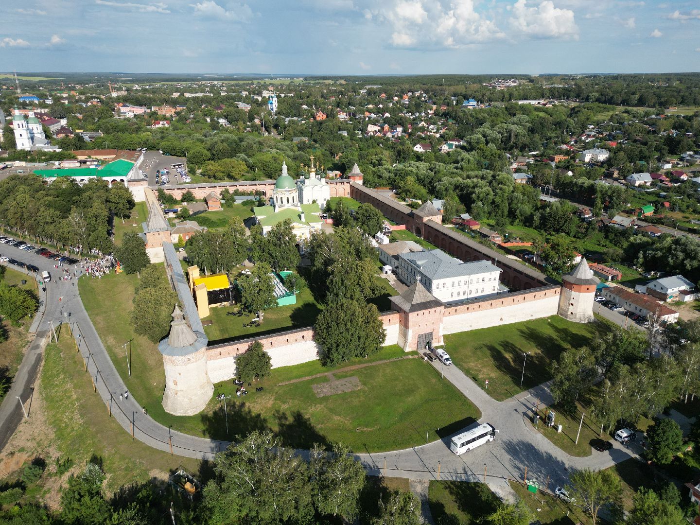 видео с коптера, зарайск, фестиваль,