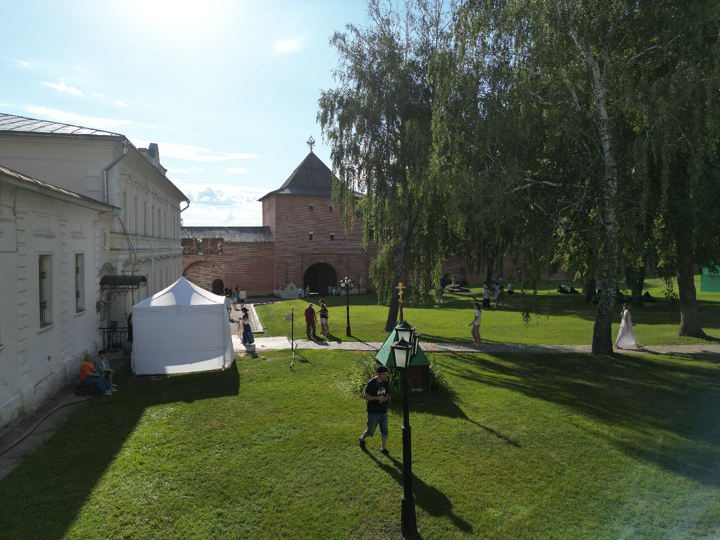 видео с коптера, зарайск, фестиваль,