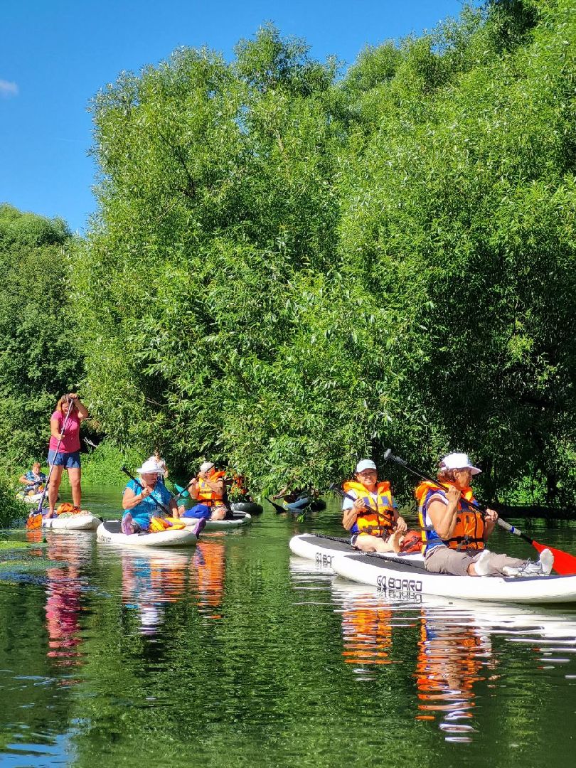 красноармейск,городской округ пушкинский, активное долголетие, сап-сёрфинг,