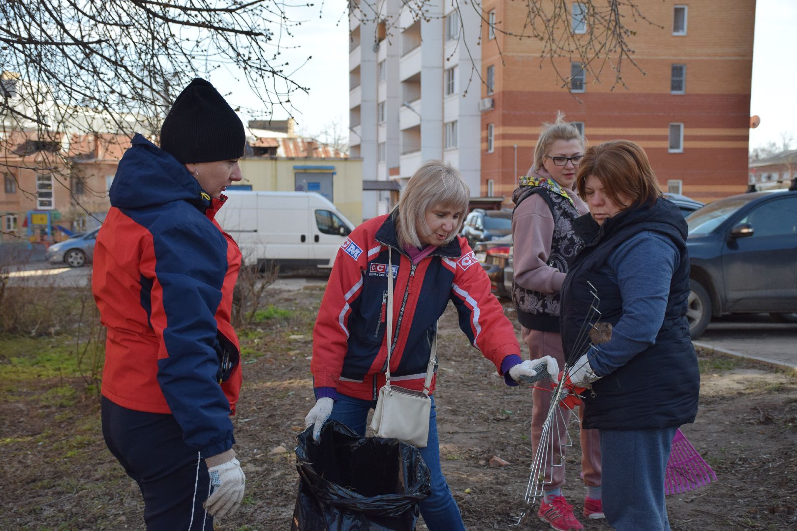 Павловский Посад, городской округ Павловский Посад, благоустройство, апрель, субботник