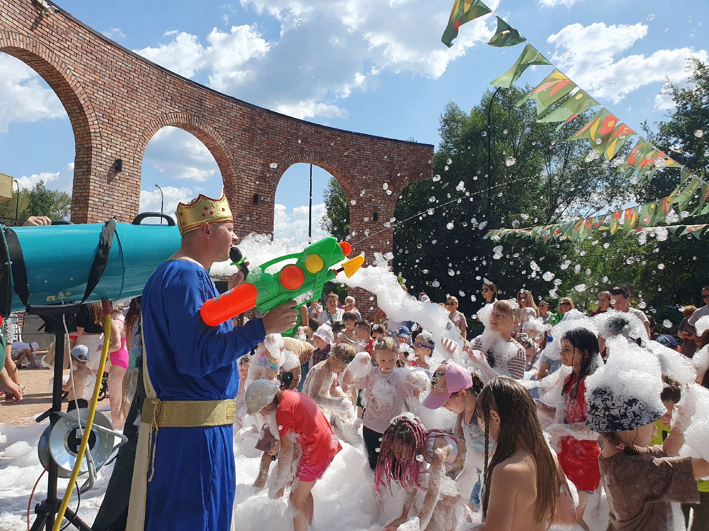 день нептуна, пенная вечеринка, мытищи, дети,