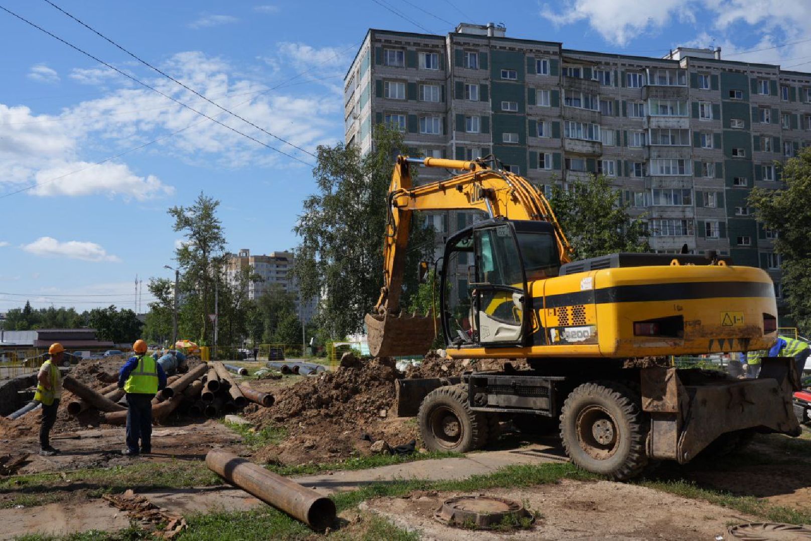 ЖКХ, Теплотрасса, Сергиев Посад, Газпром теплоэнерго МО, Горячая вода, Отопление, Подготовка к зиме,