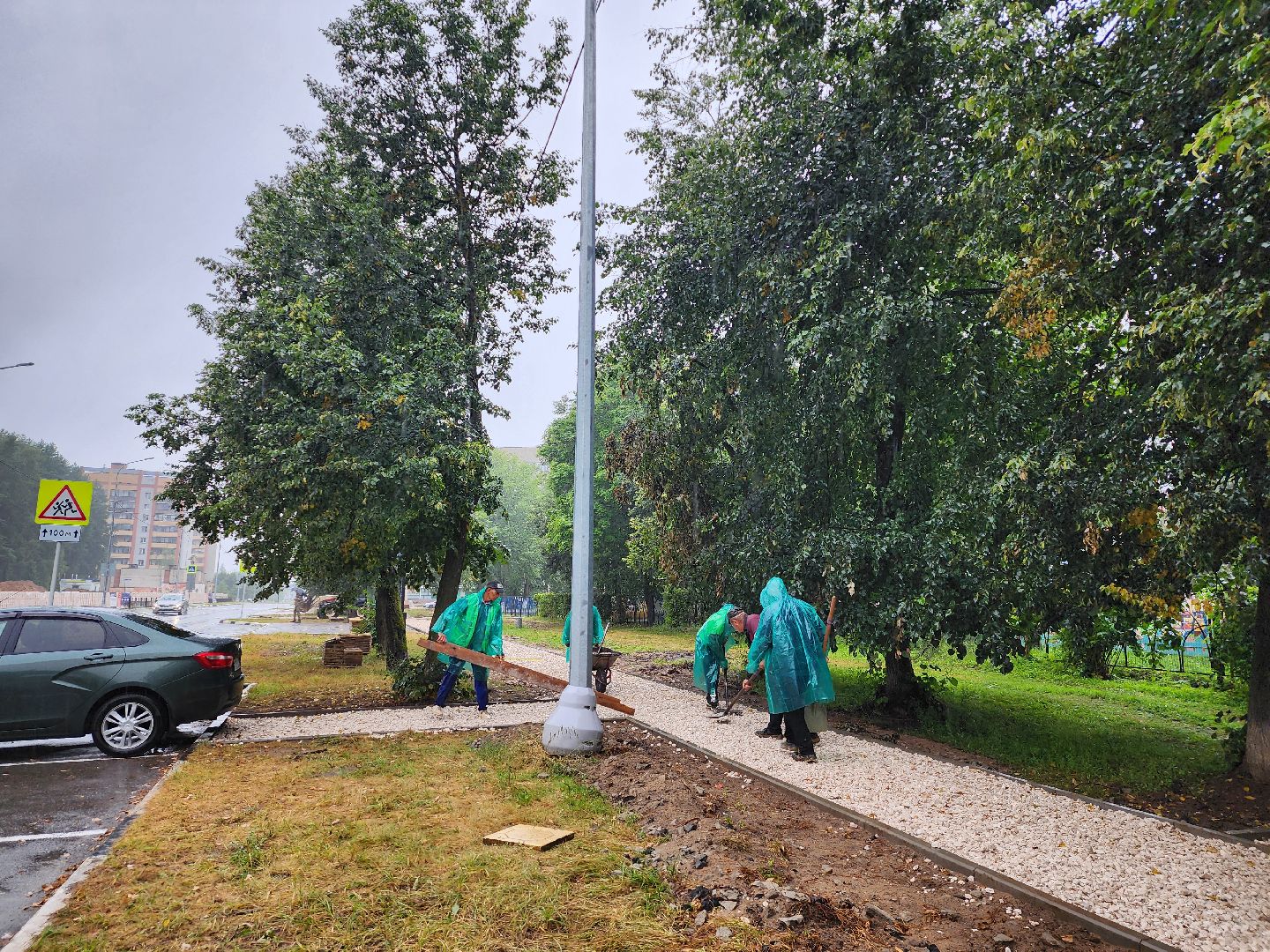 Дубна, Тротуар, Асфальт, Ремонт,