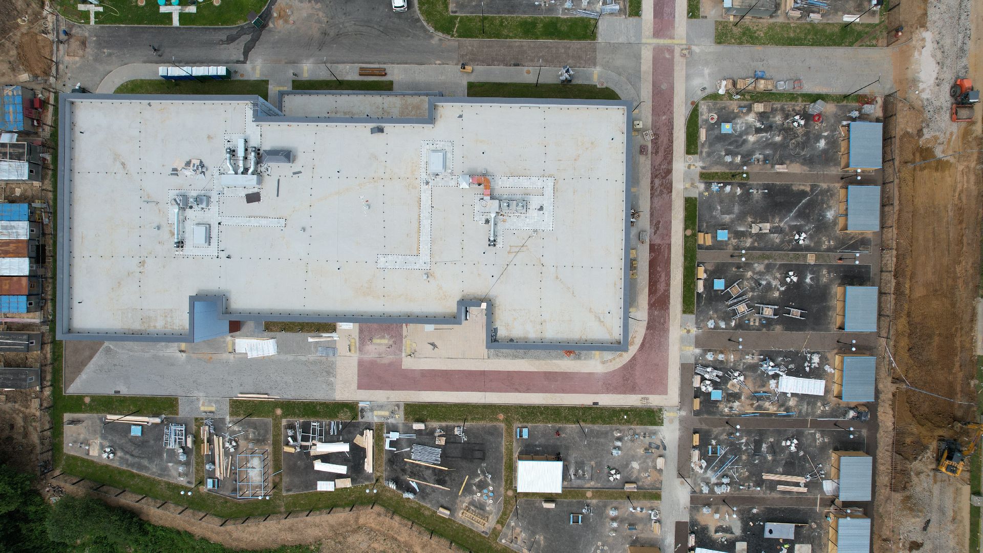 видео с коптера, детский сад, катюшки,