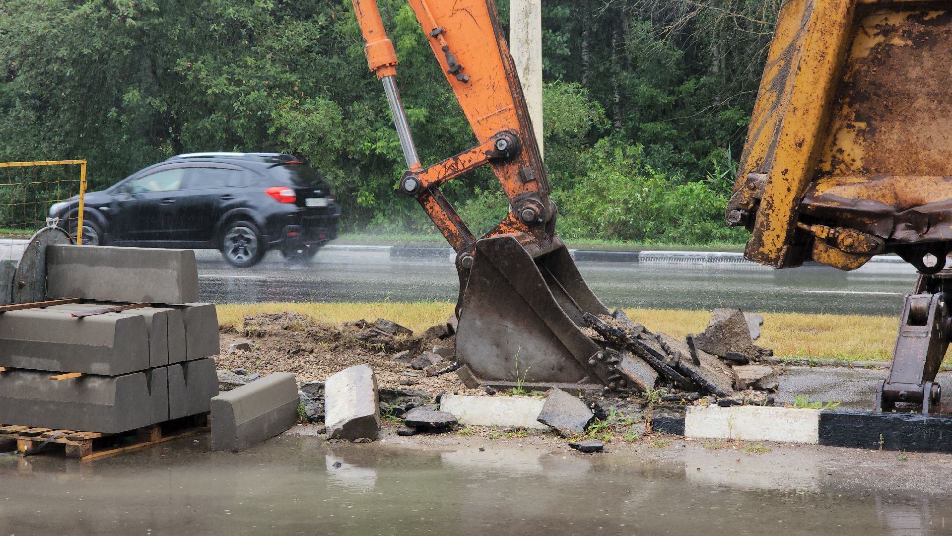 Дубна, Тротуар, Ремонт дорог,