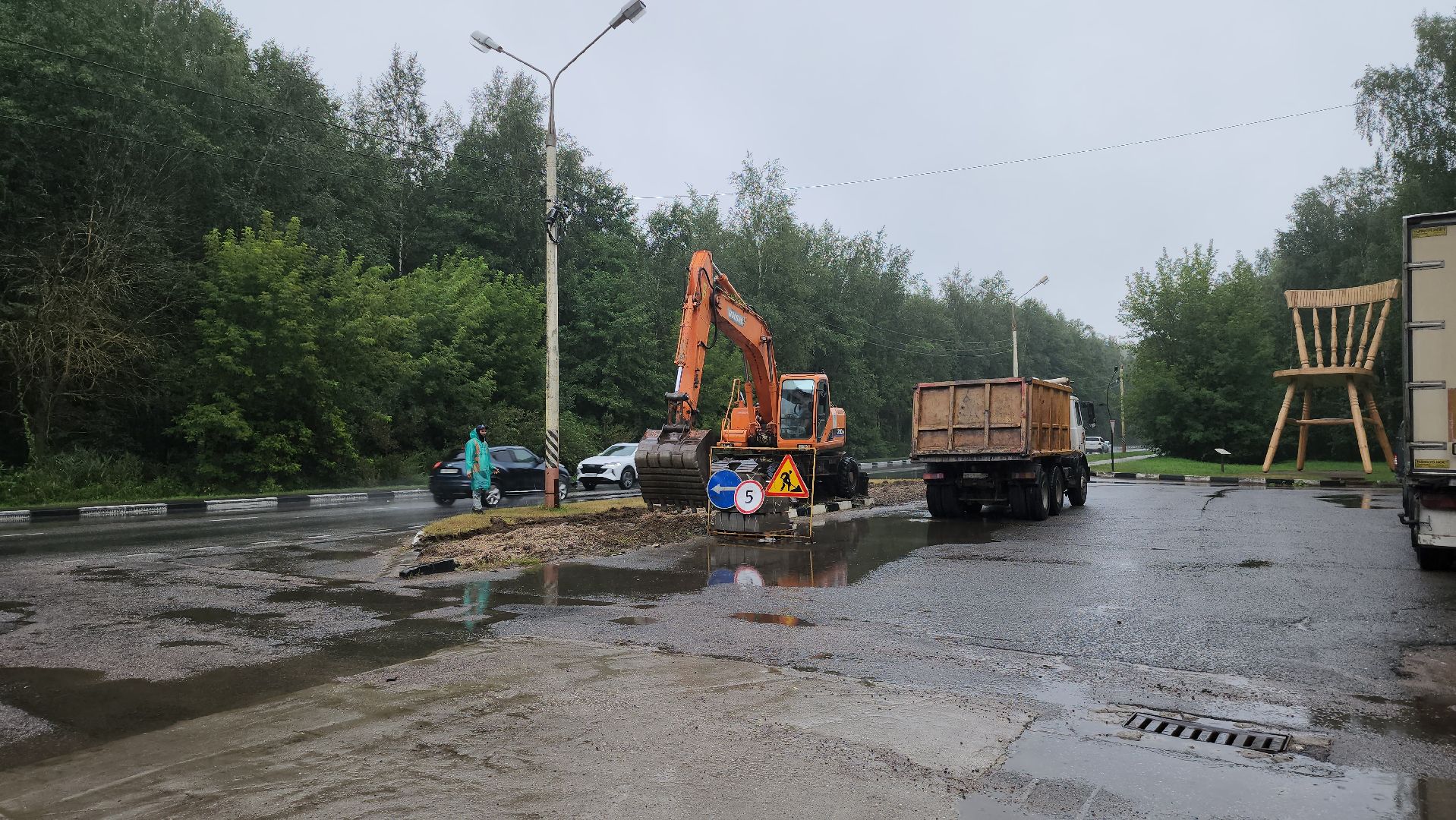 Дубна, Тротуар, Ремонт дорог,