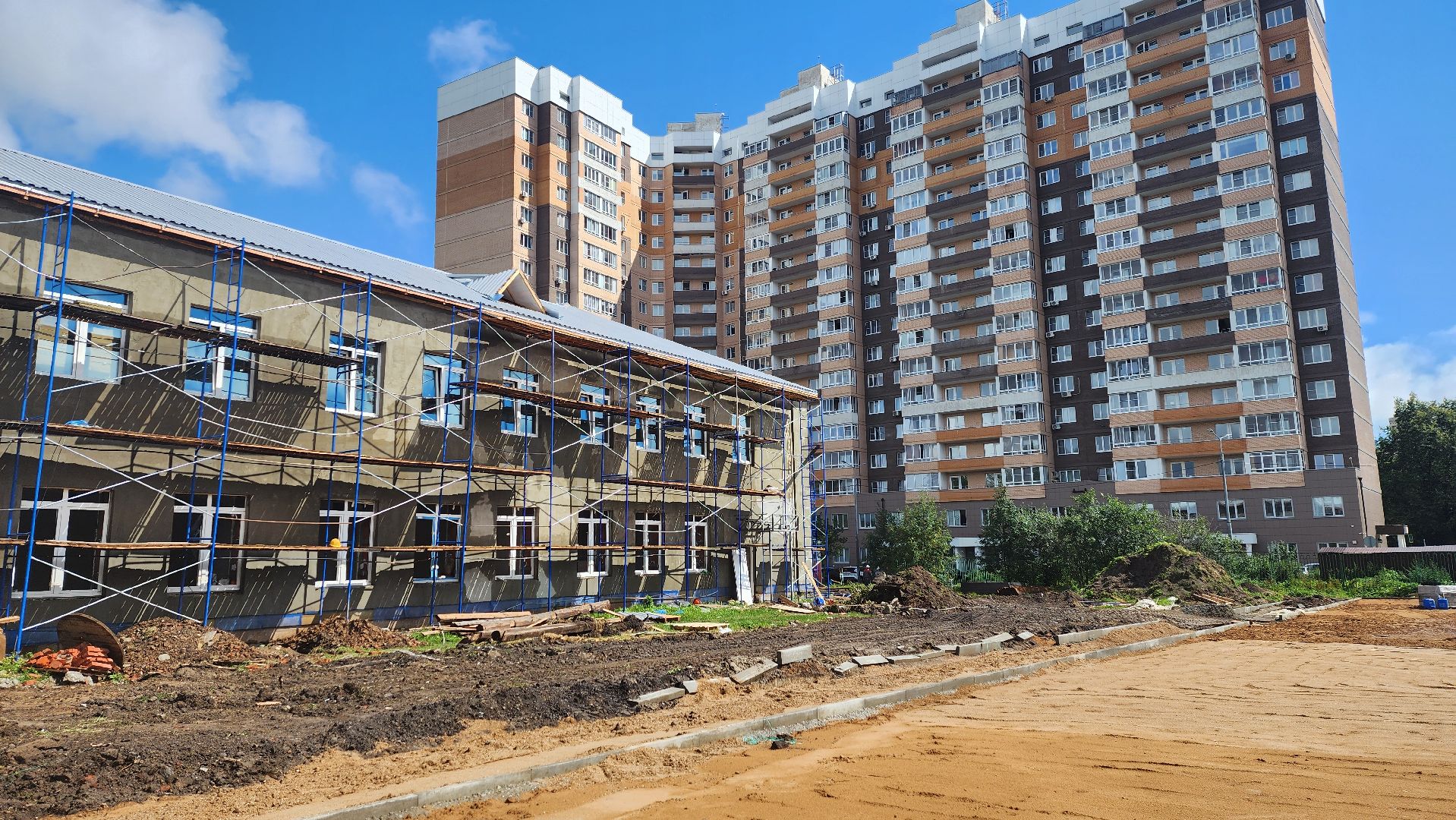 Солнечногорск, школа 5, капремонт, строительство,