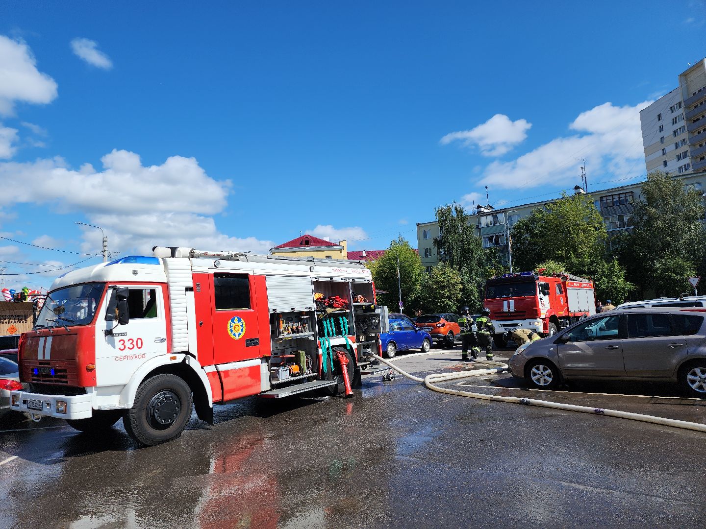 серпухов, пожар, мчс,